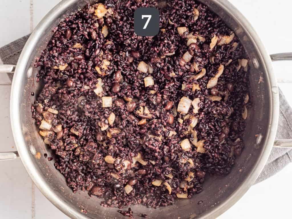 Halloween Jack-O-Lantern Stuffed Peppers Step 7