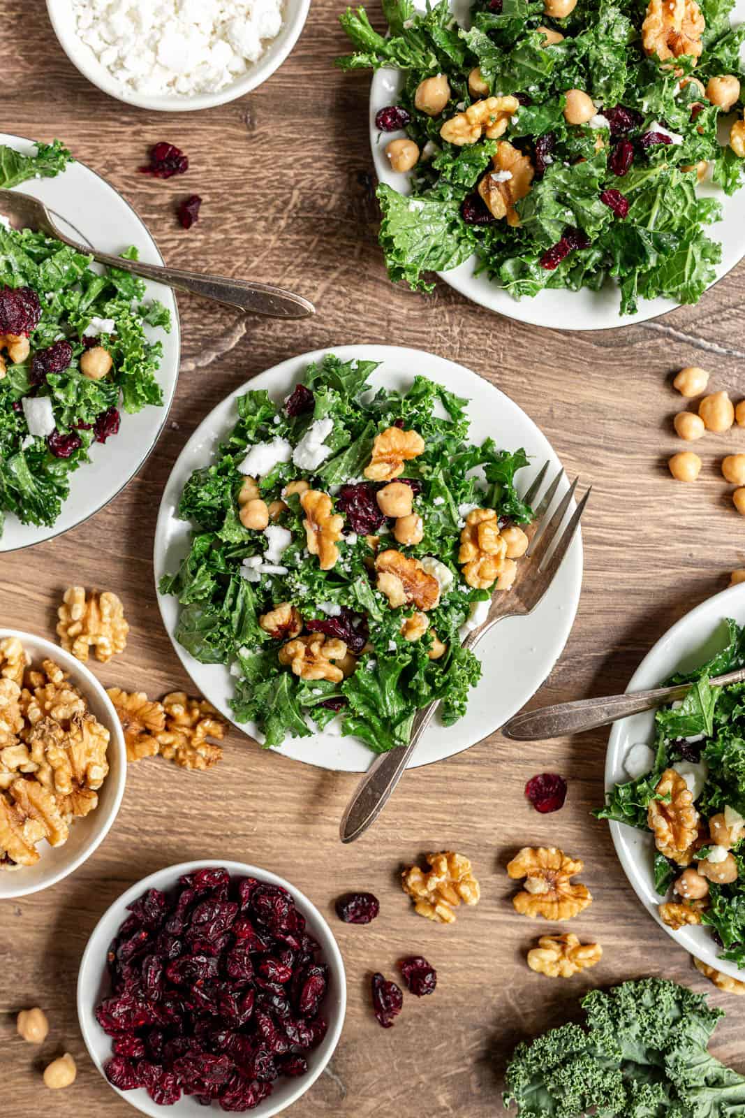 Kale Salad with Cranberries