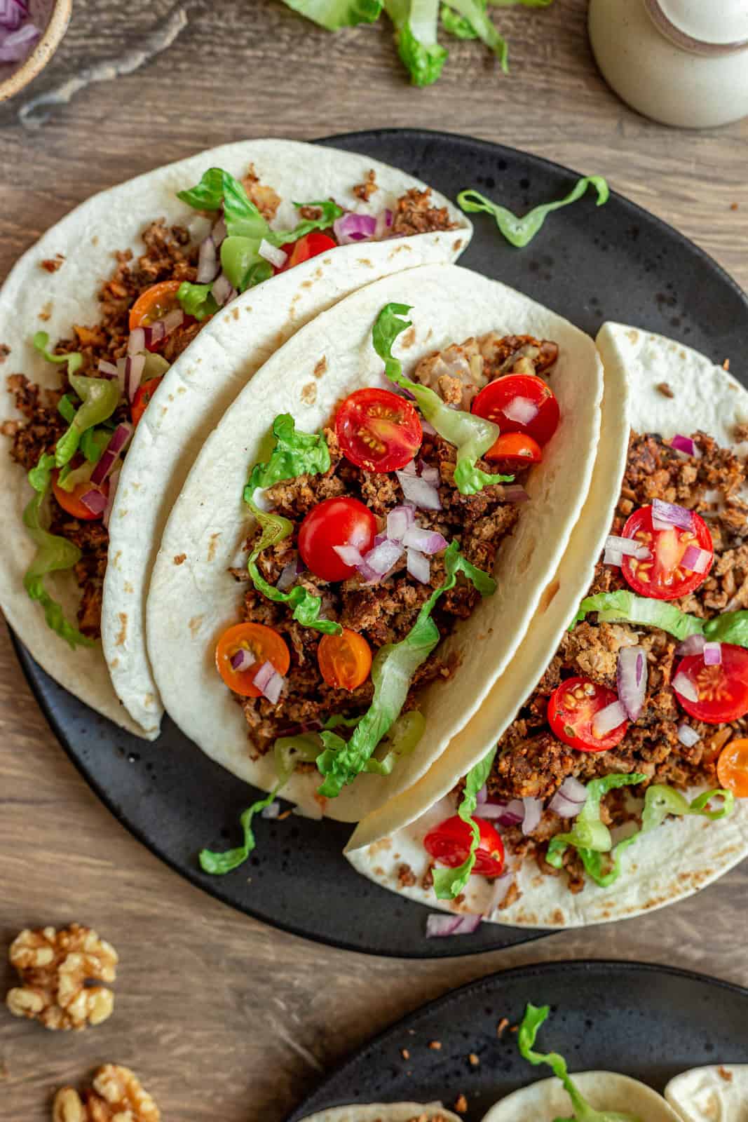 Mushroom Walnut Taco Meat