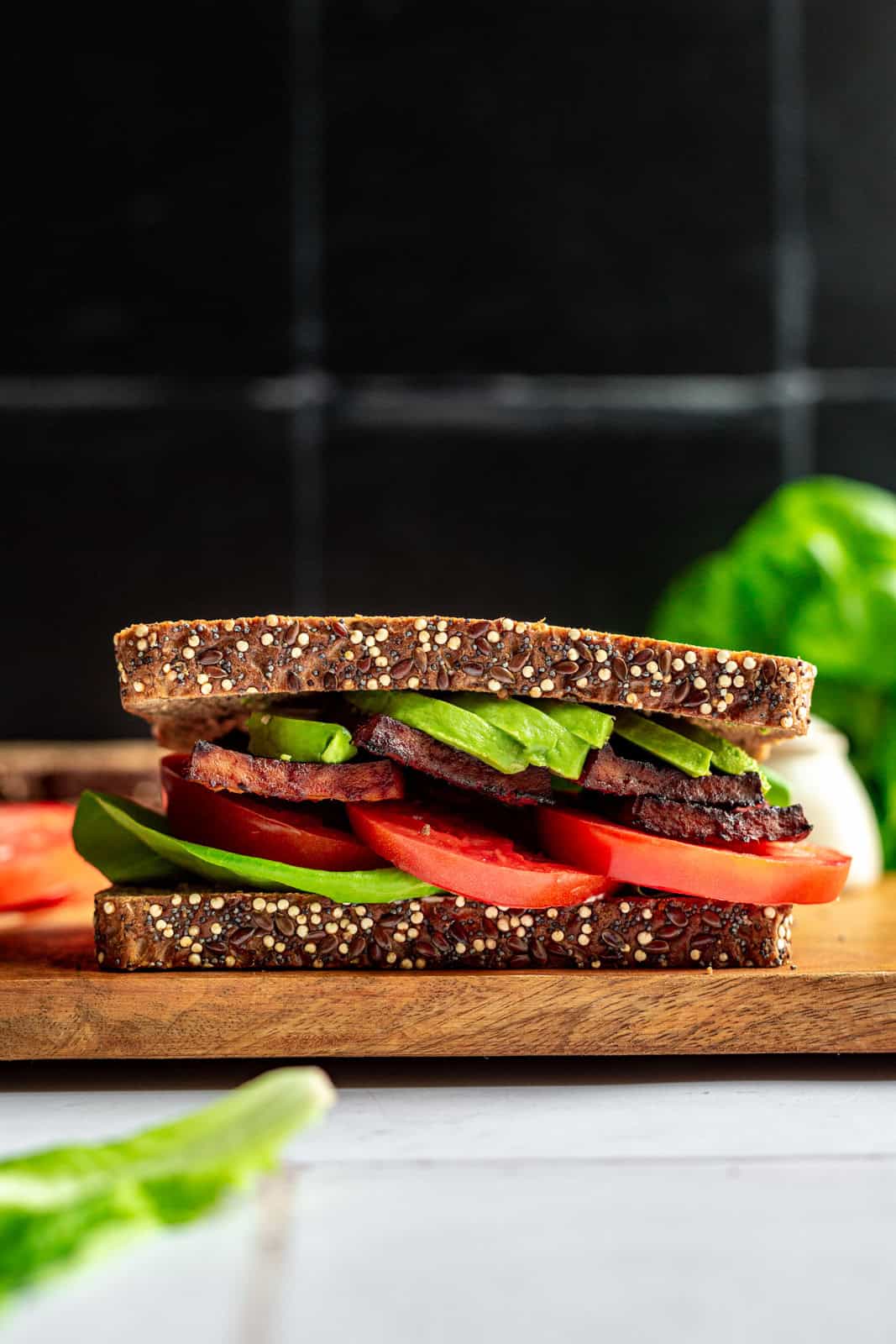 Smoky Tofu Recipe on a BLT