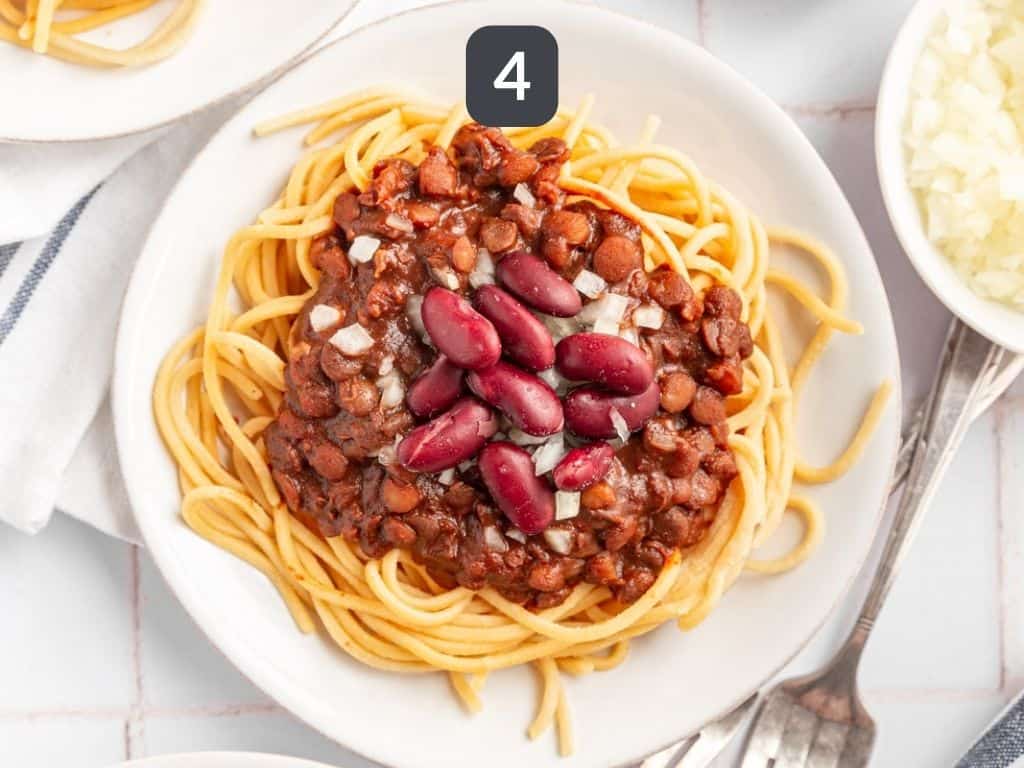 Vegan Cincinnati Chili Step 4