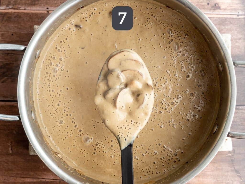 Vegan Cream of Mushroom Soup Step 7