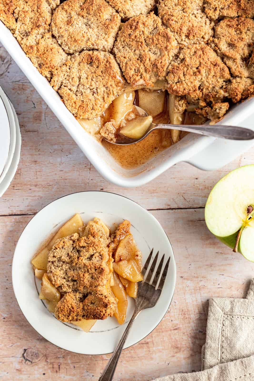 Vegan Gluten-Free Apple Cobbler