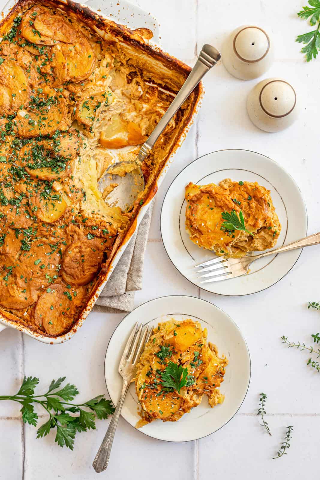 Vegan Gluten Free Scalloped Potatoes