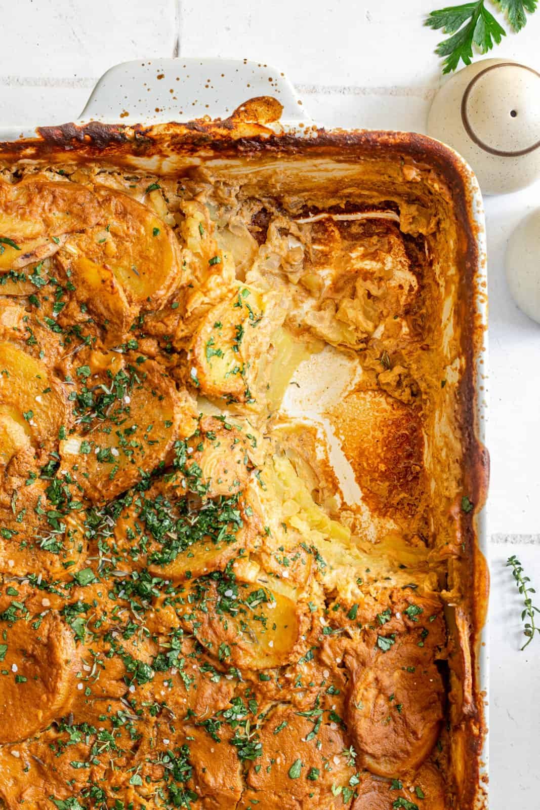 Vegan Gluten Free Scalloped Potatoes
