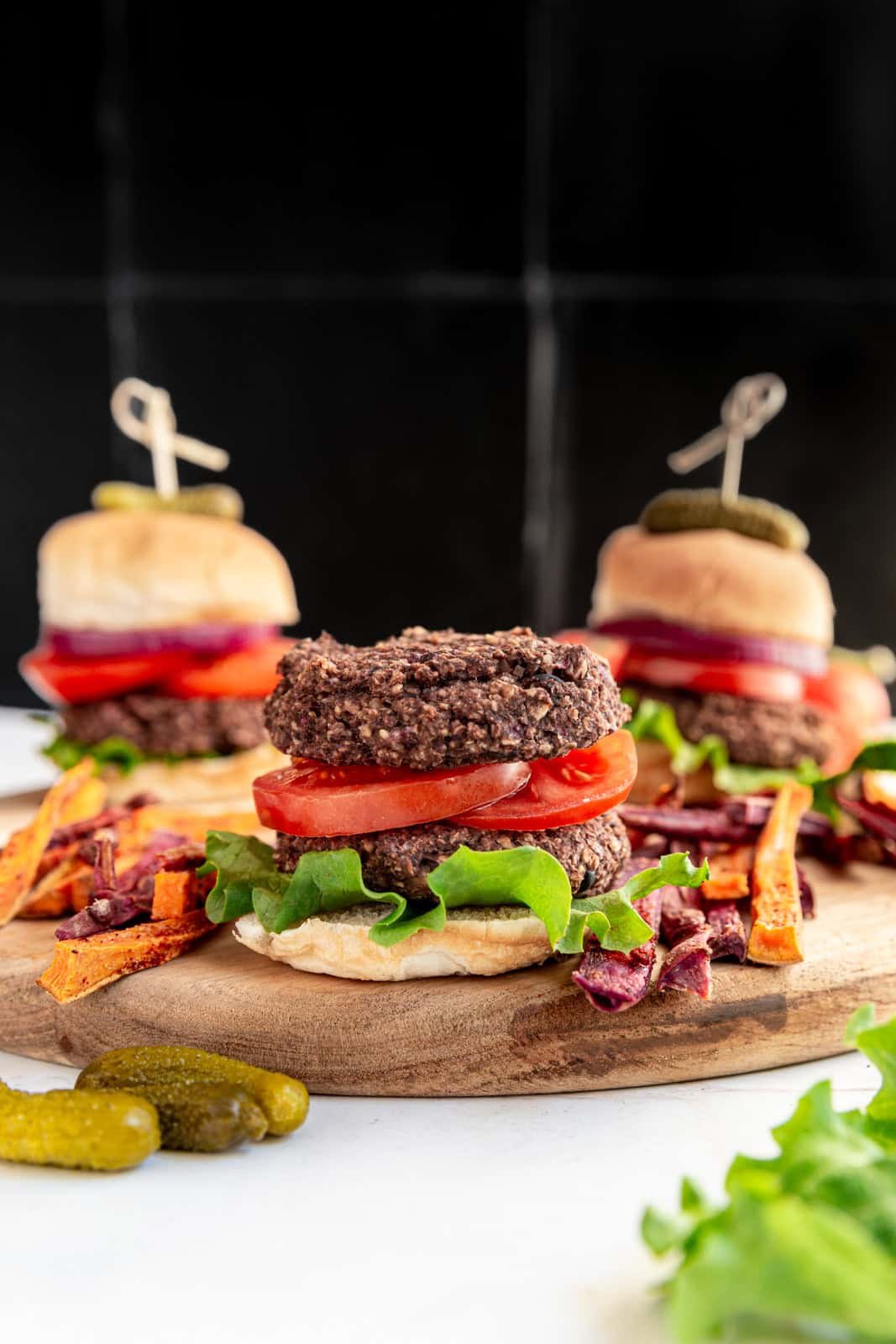 Vegan Sliders without bun