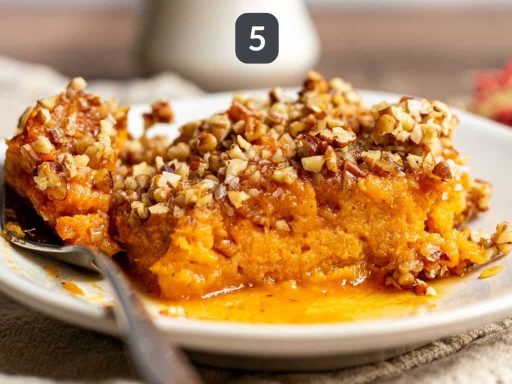 Vegan Sweet Potato Casserole Step 5