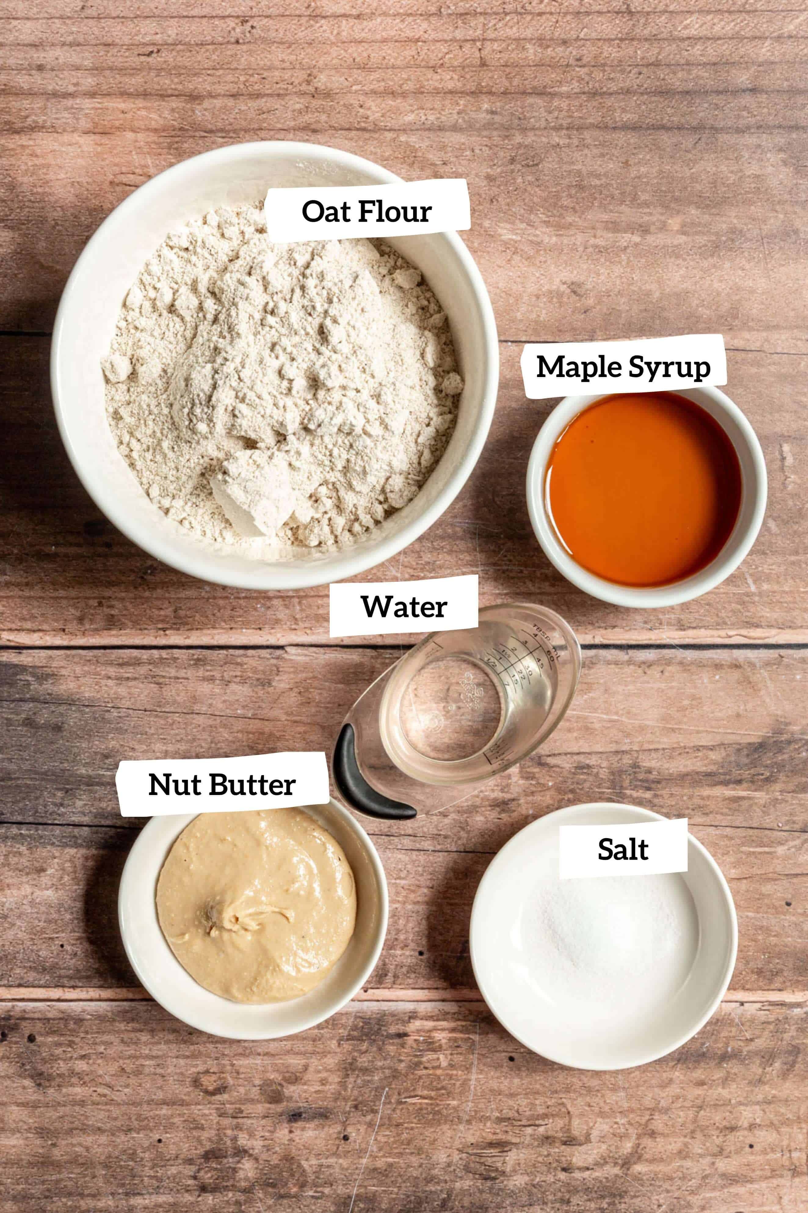 Vegan Apple Galette Crust Ingredients