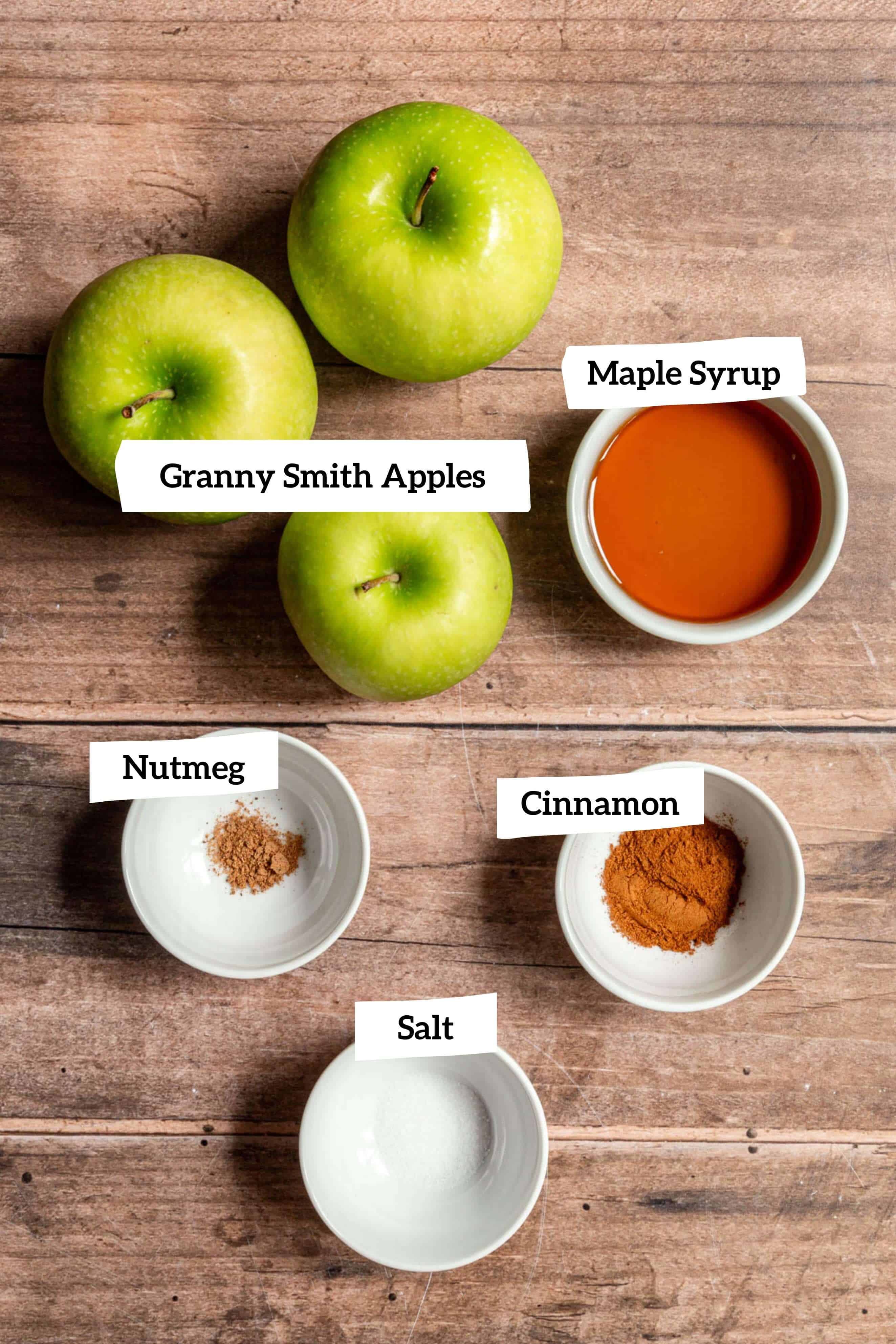 Vegan Apple Galette Filling Ingredients