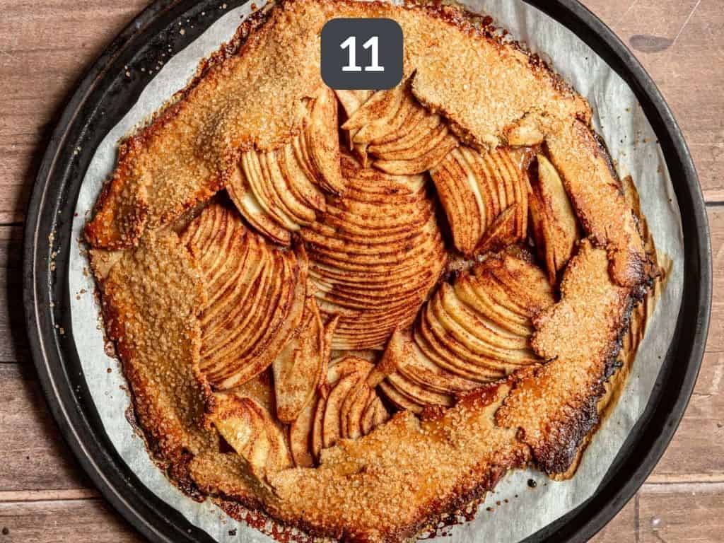 Vegan Apple Galette Step 11 - bake.