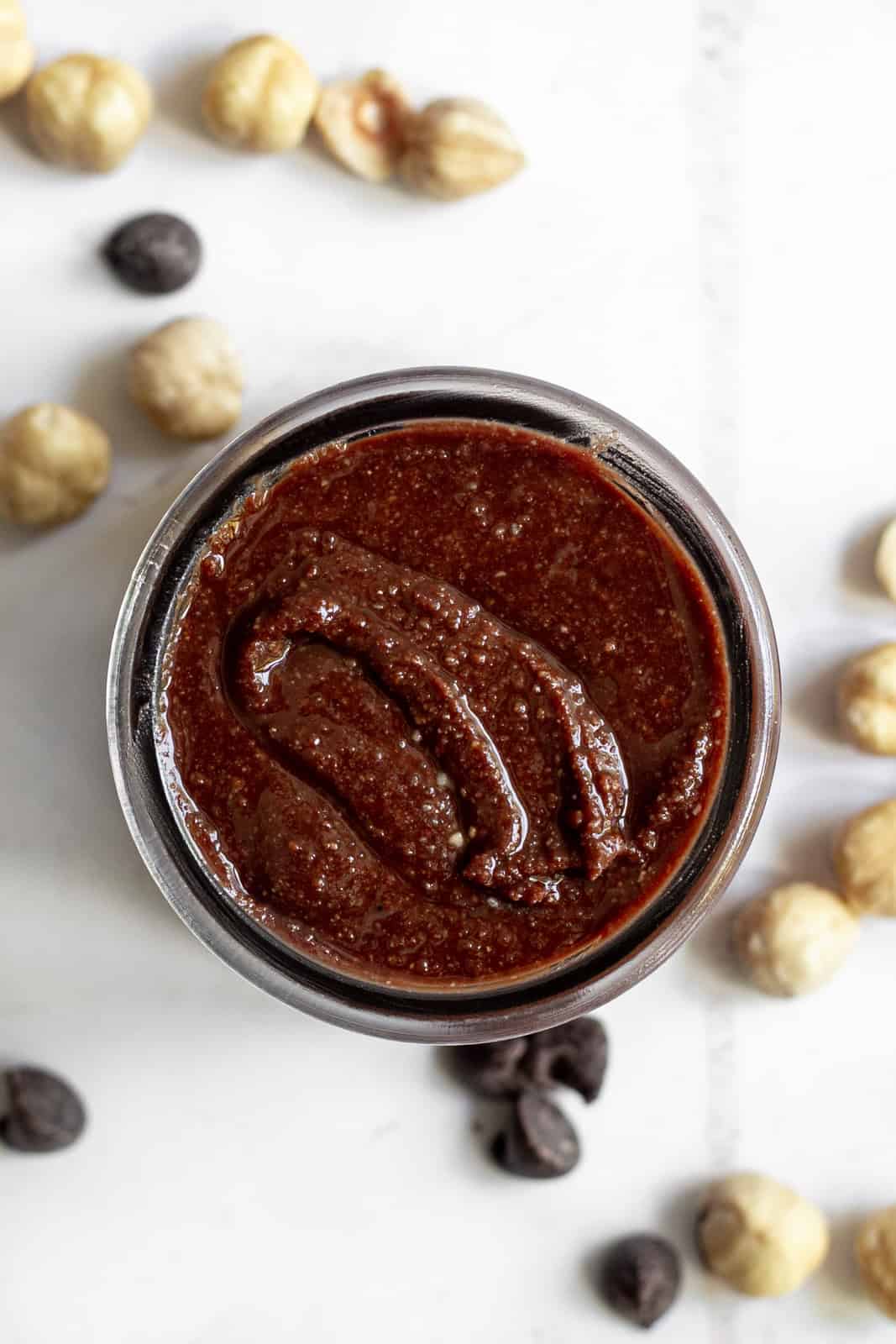 A jar of vegan nutella.