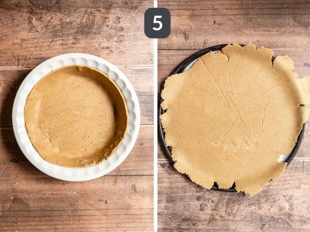 WFPB Pie crust step 5 - use as directed.