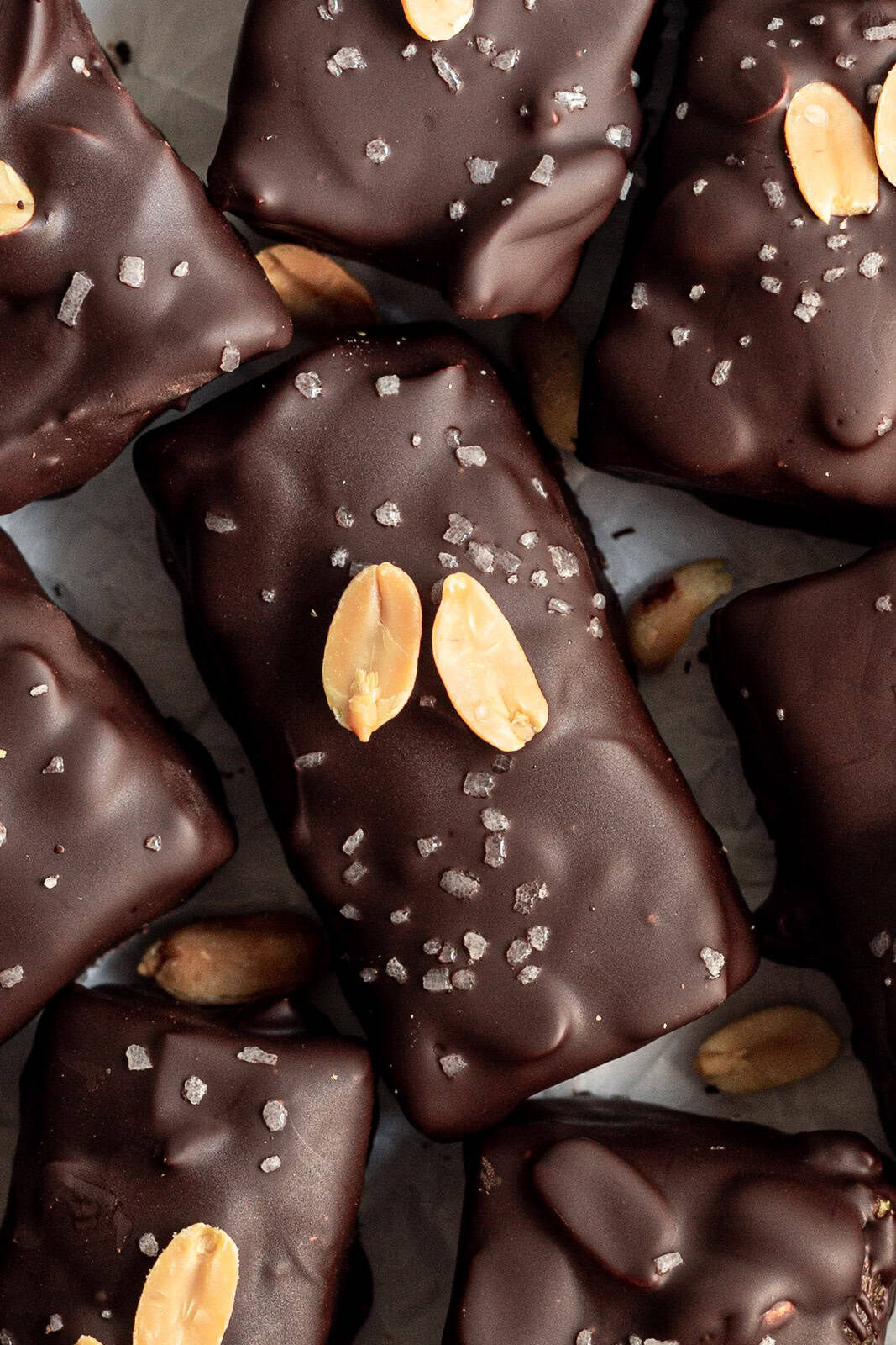 Healthy Vegan Snickers Bars with Dates