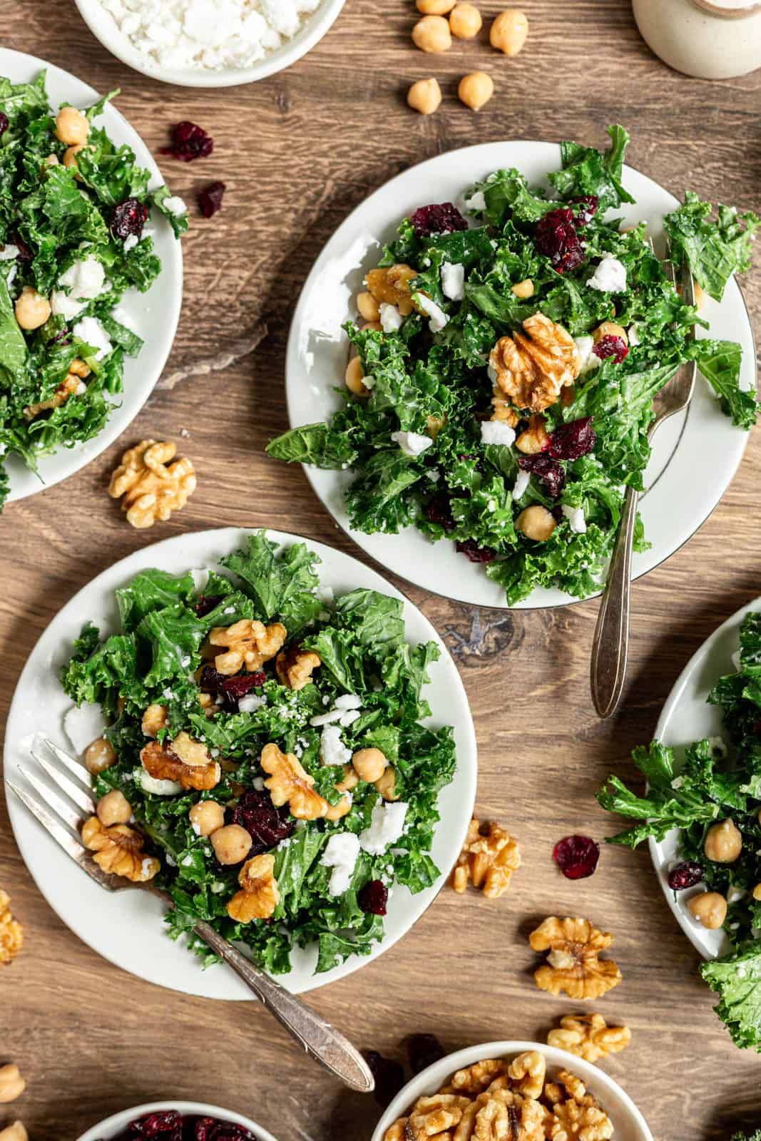 Kale Salad with Cranberries