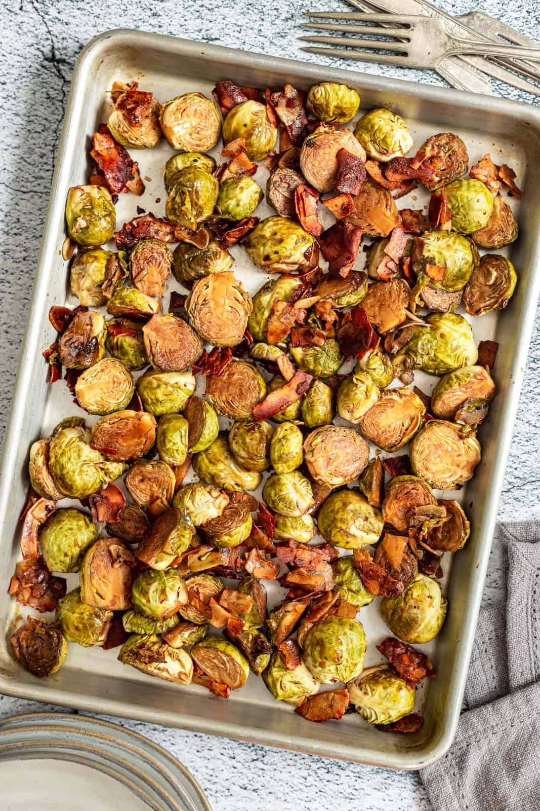 Maple Balsamic Brussels Sprouts