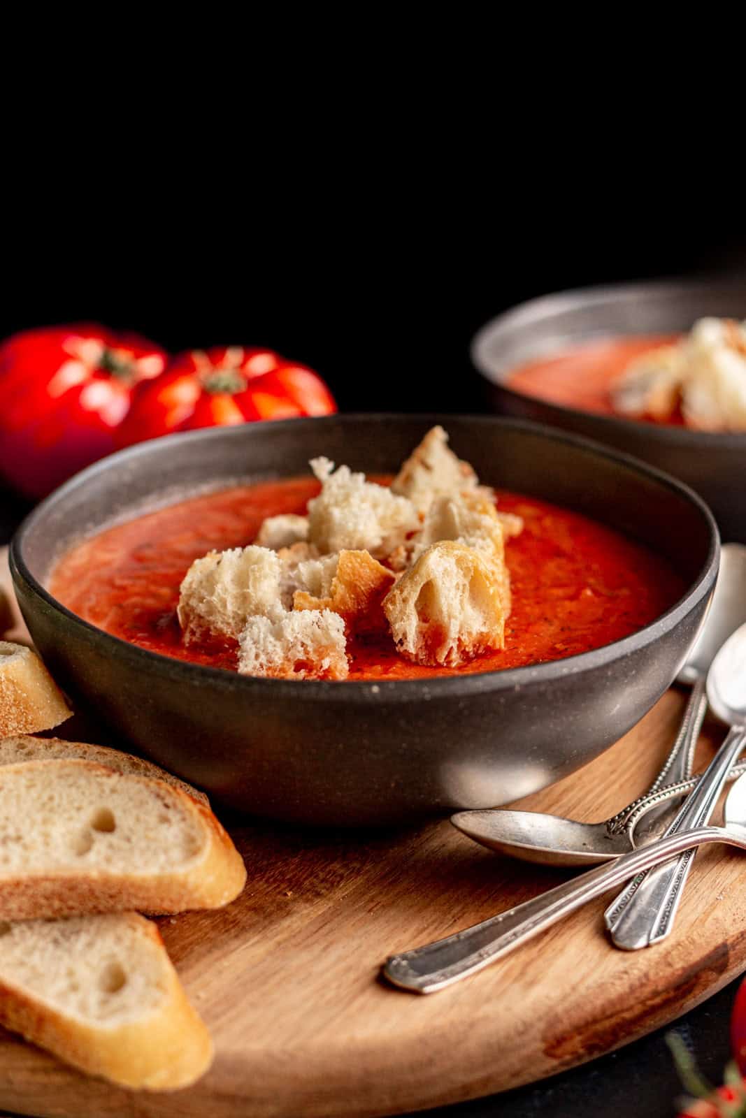 Oil-Free Roasted Tomato Soup (Vegan)