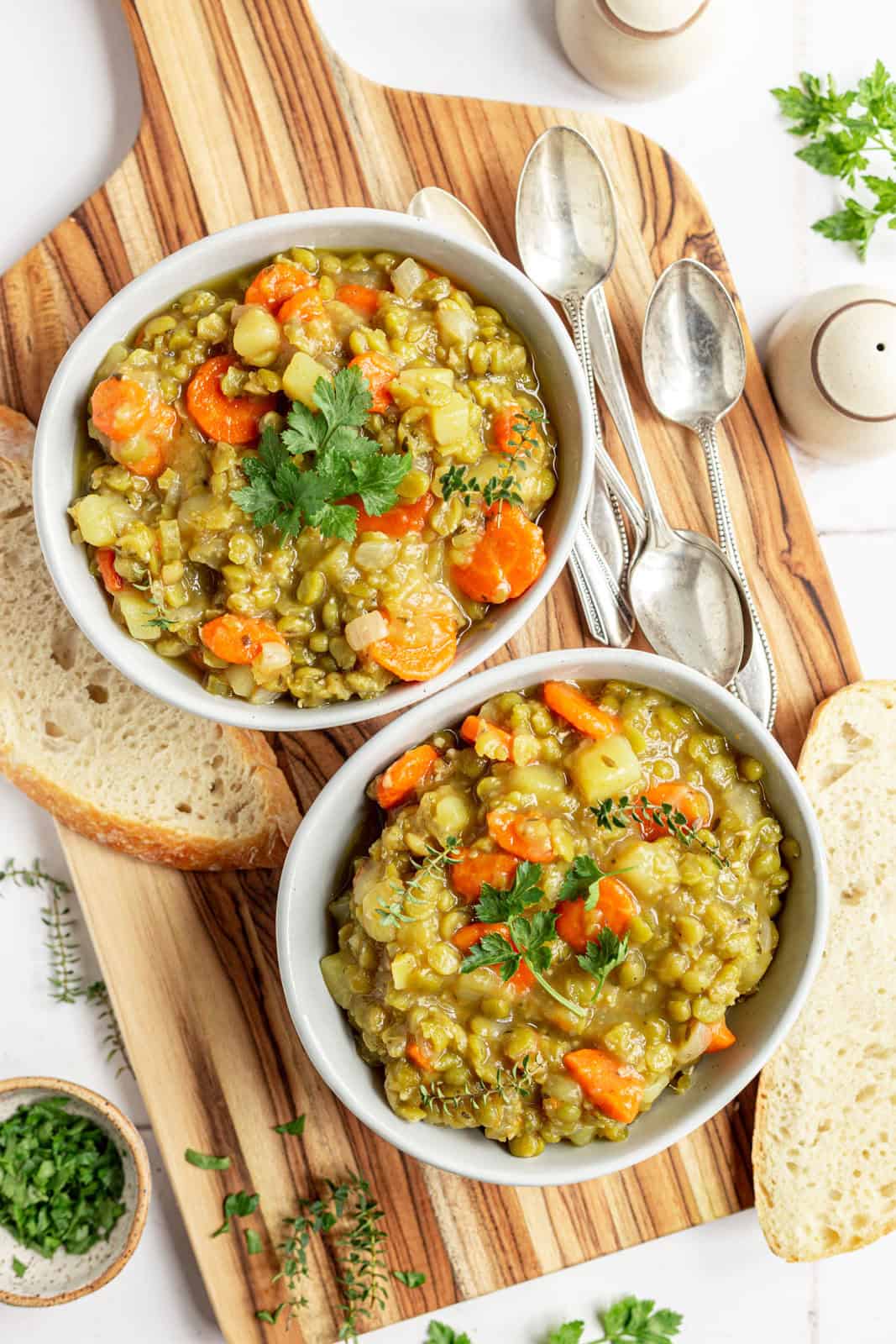 Vegan Gluten Free Split Pea Soup