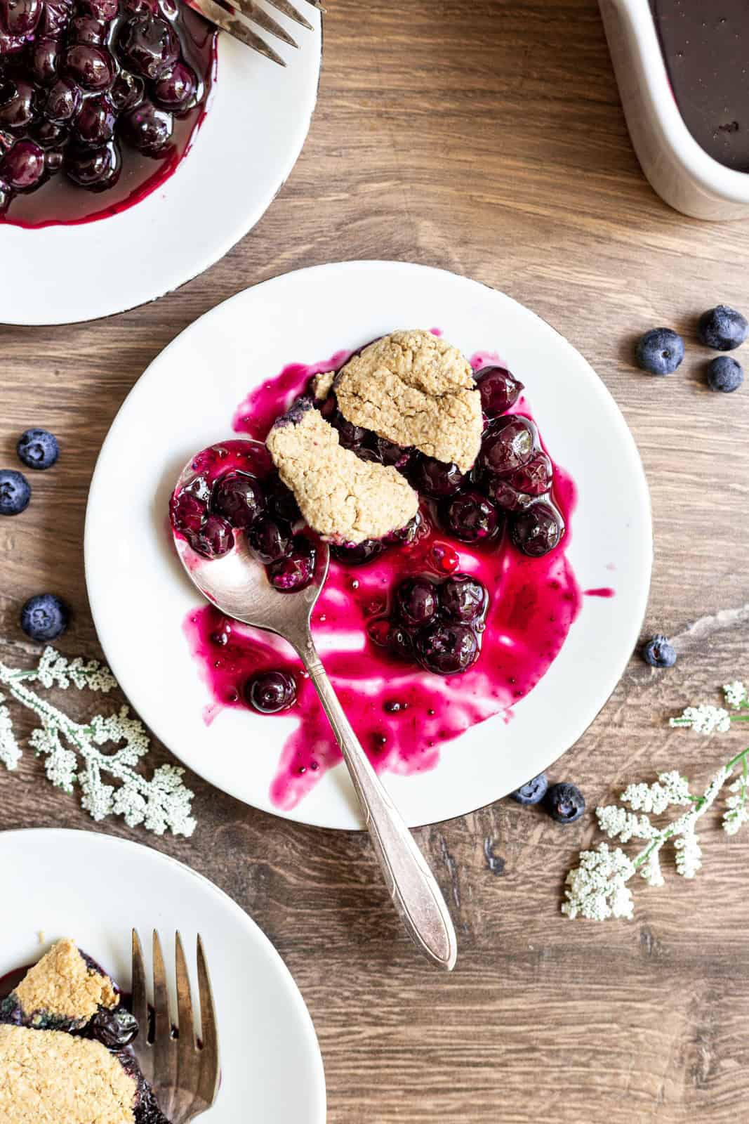 Vegan Blueberry Cobbler
