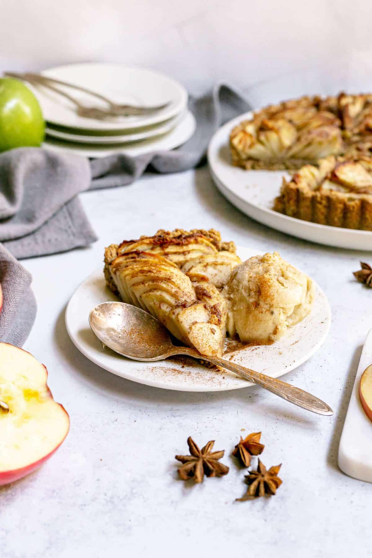 Gluten-Free Vegan Apple Tart