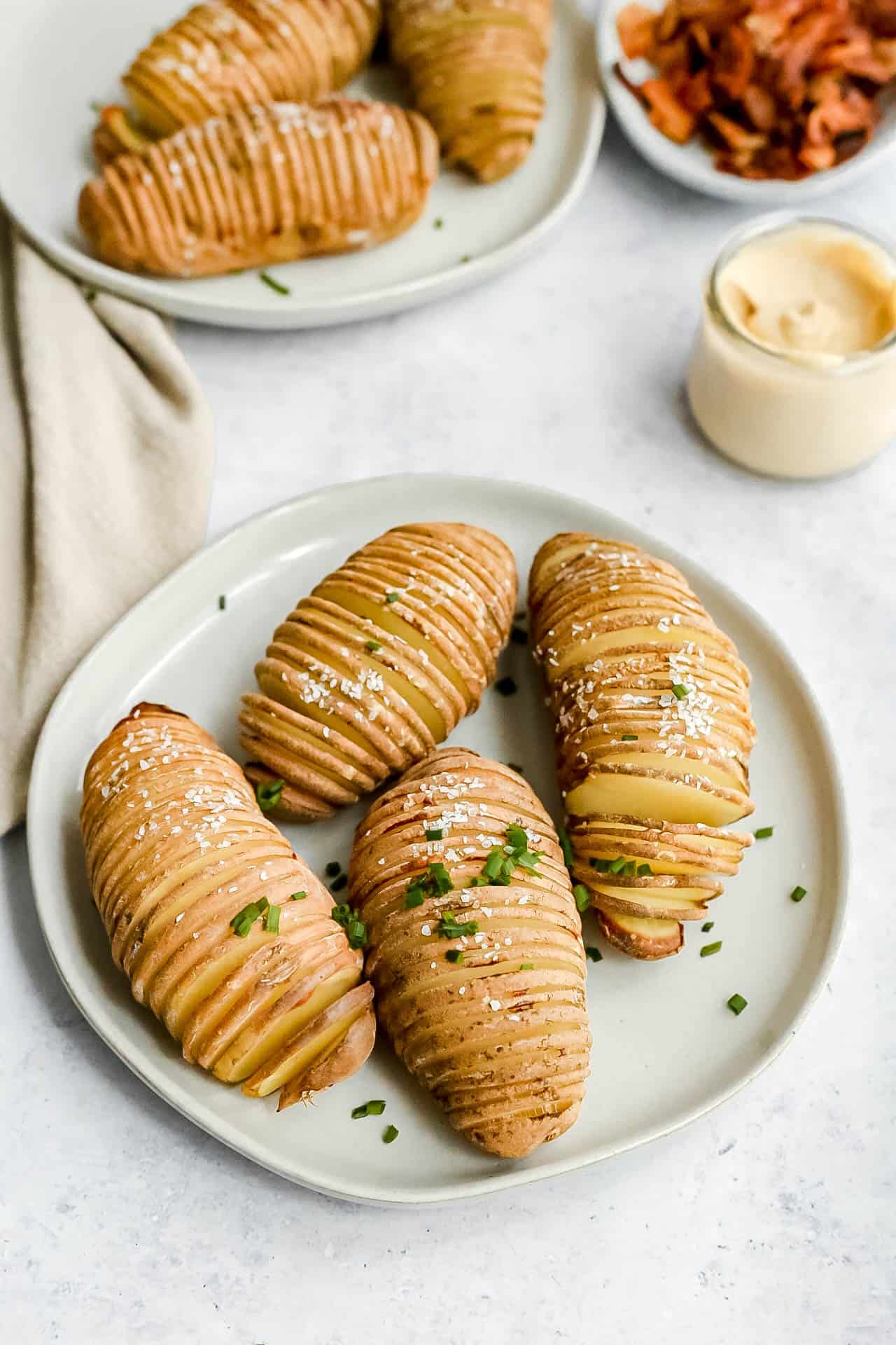Oil-Free Hasselback Potatoes