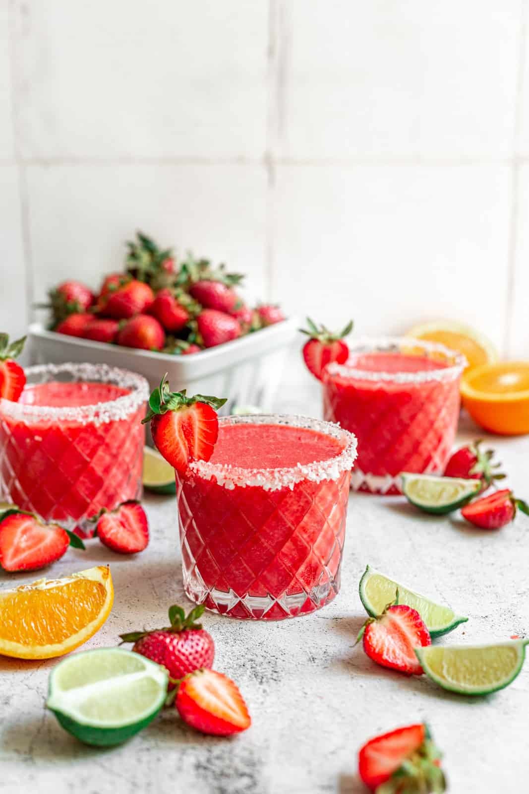 Strawberry Margarita Mocktail