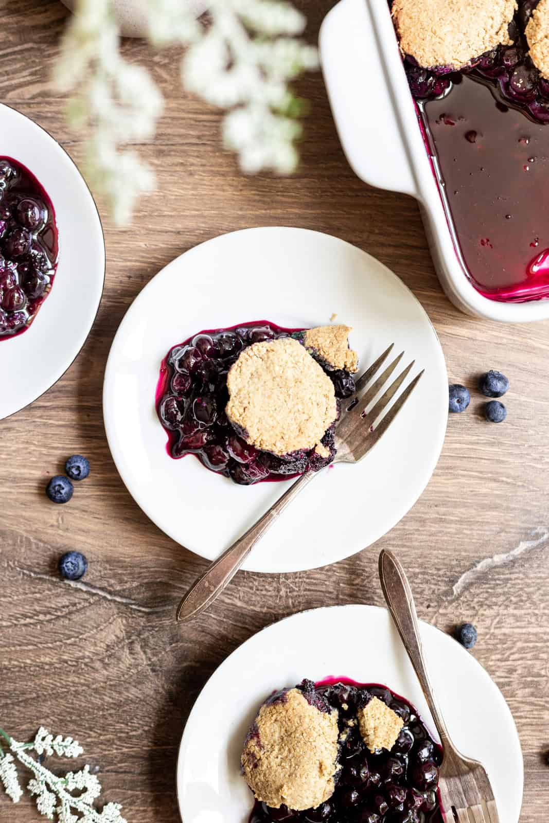 Vegan Blueberry Cobbler