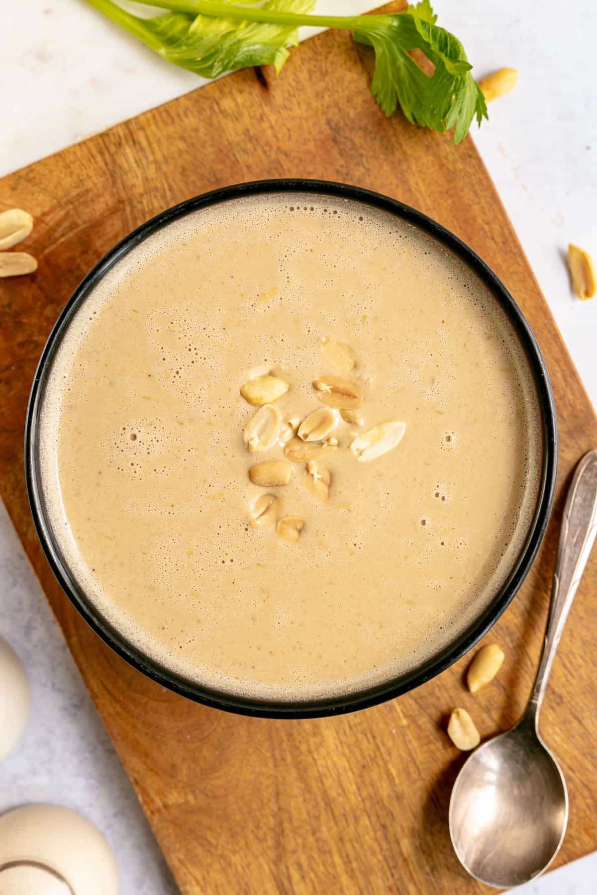 Vegan Cream of Peanut Butter Soup