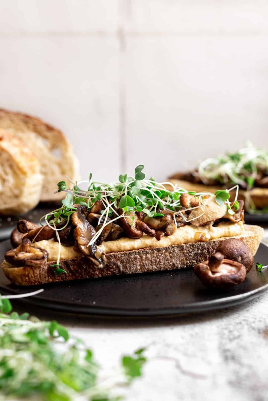 Vegan Mushroom Toast