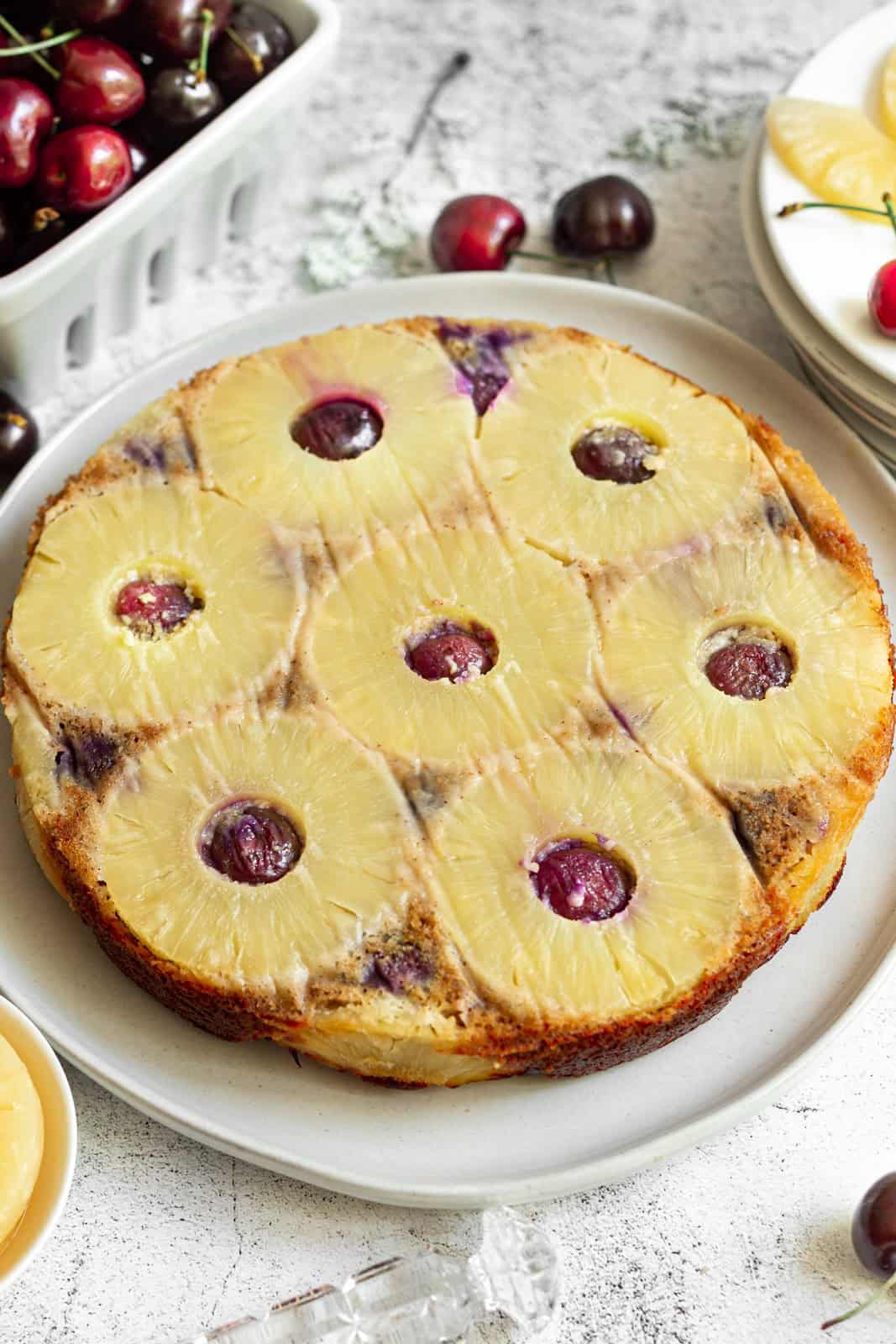 Vegan Pineapple Upside Down Cake
