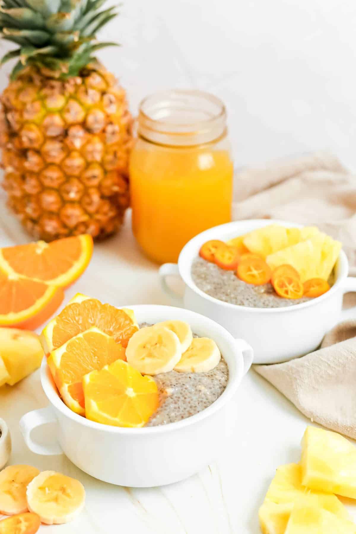 Banana Rum Chia Pudding