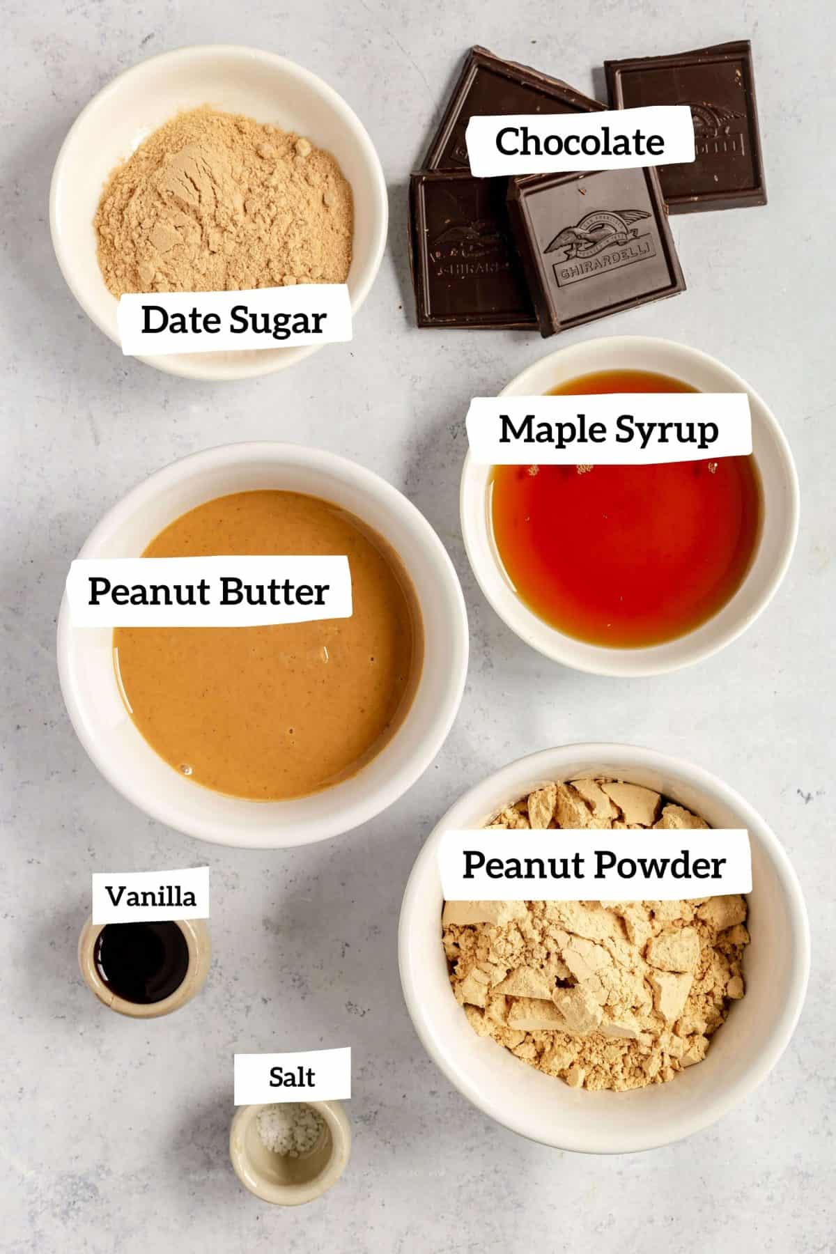 vegan Copycat Reece's Peanut Butter Easter Eggs Ingredients