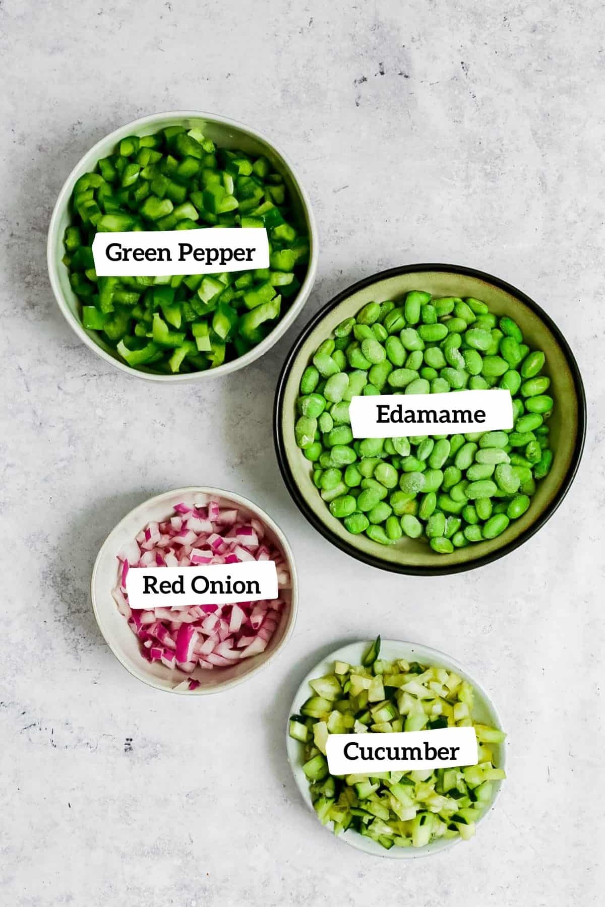 Edamame Peanut Lettuce Wraps ngredients