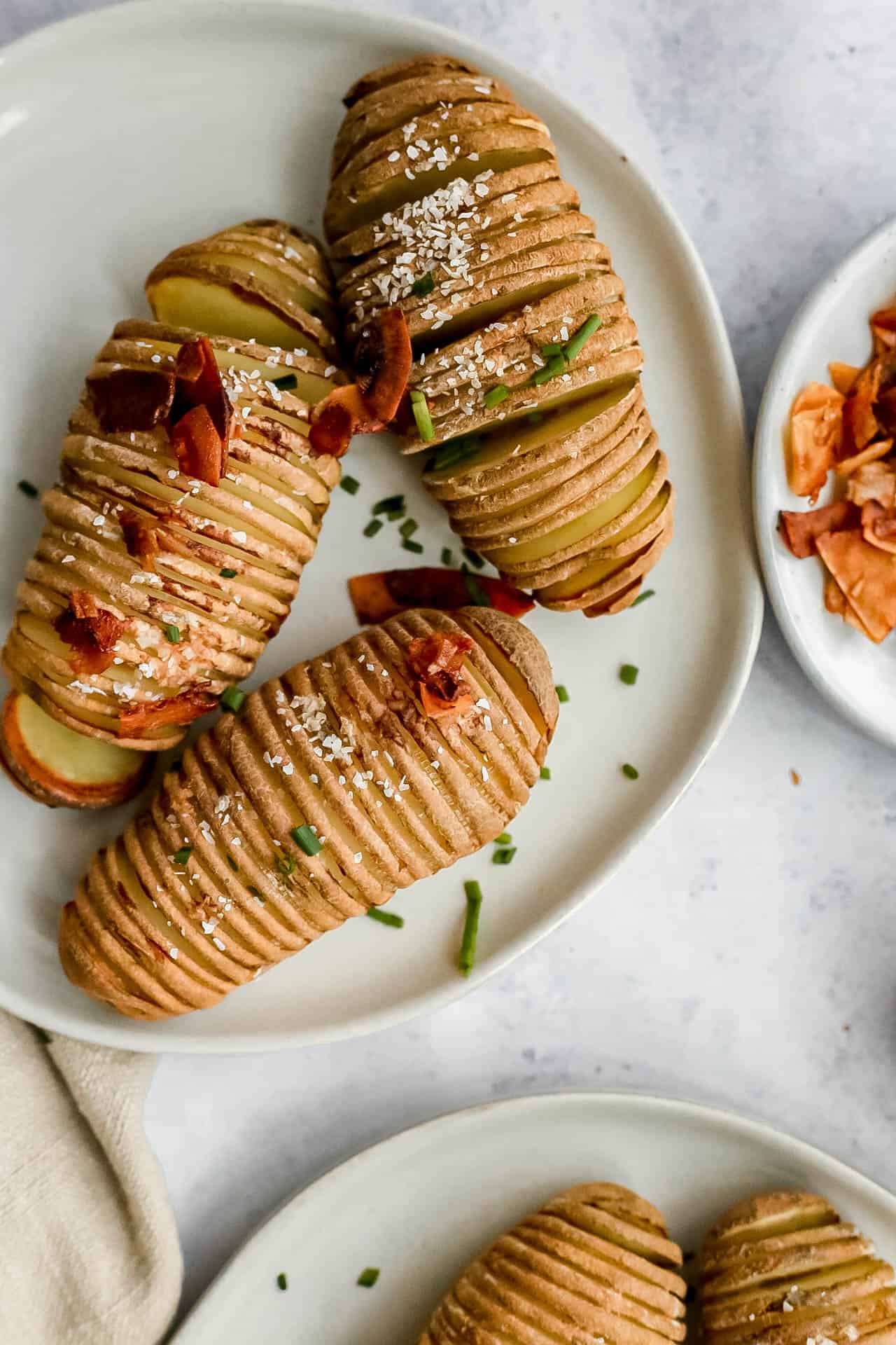Oil-Free Hasselback Potatoes
