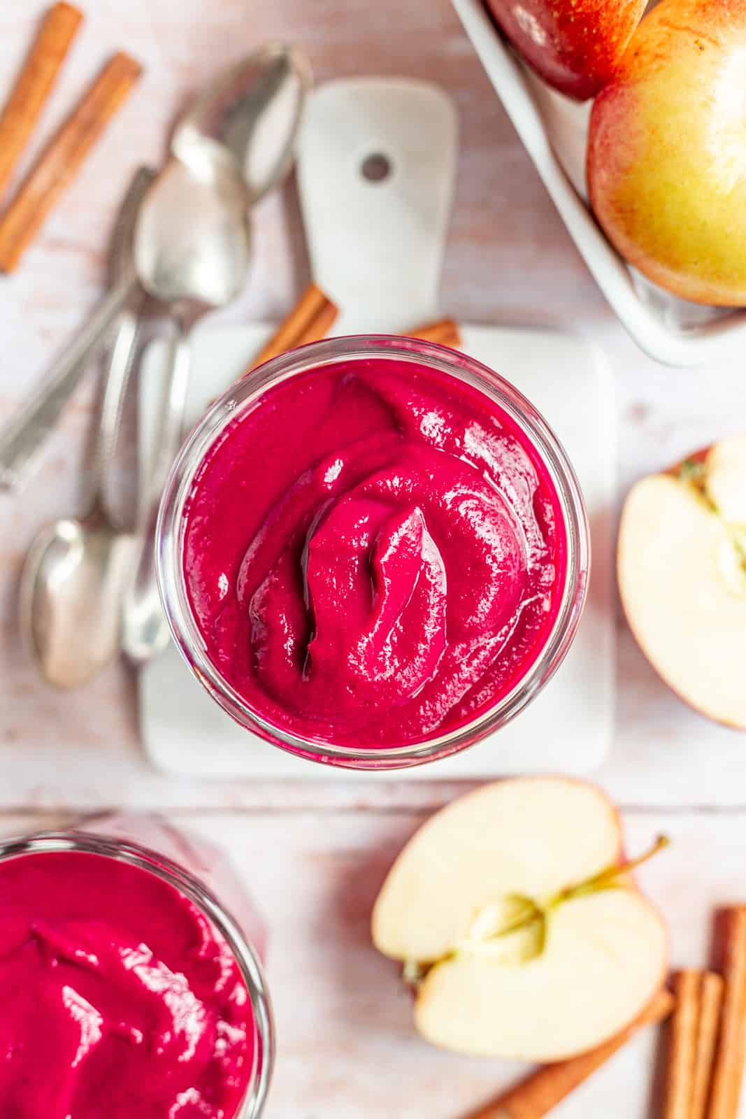 Roasted Beet Apple Smoothies