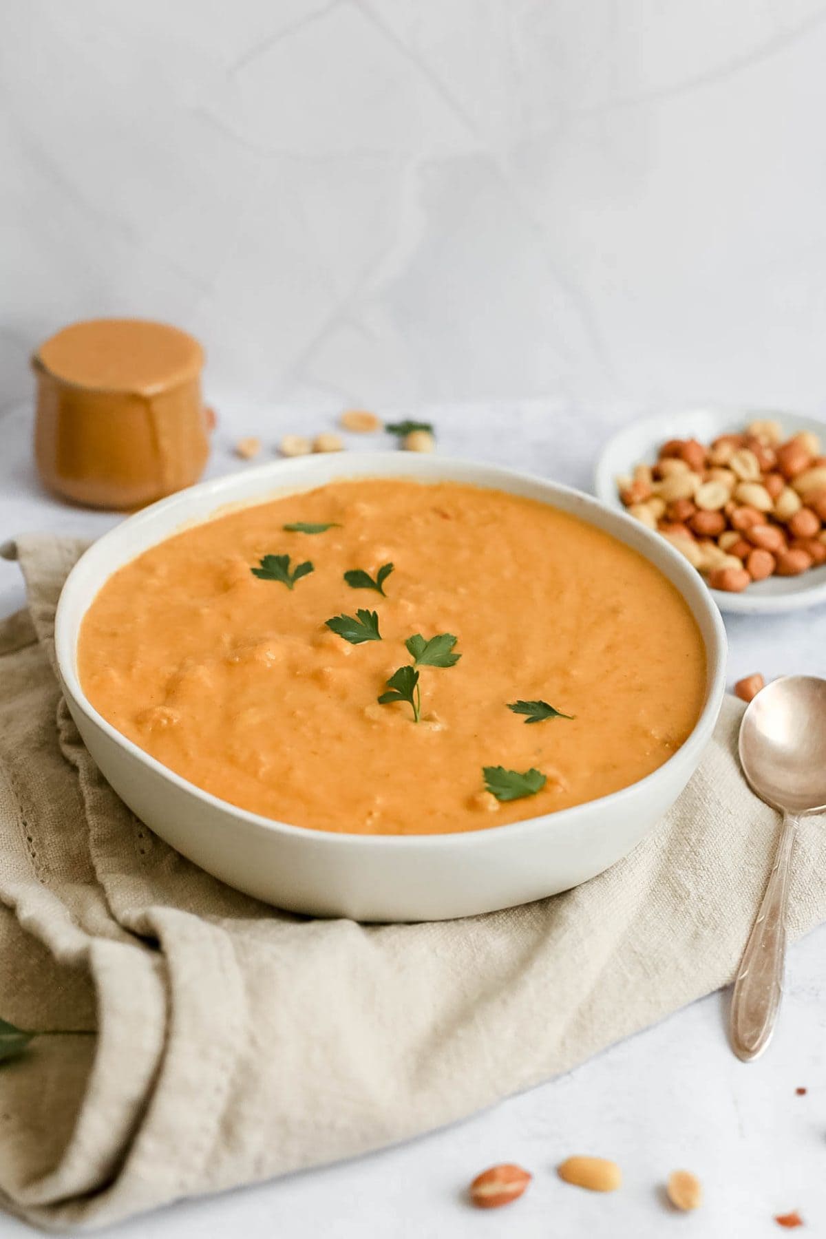  Sweet Potato Peanut Butter Tempeh Soup