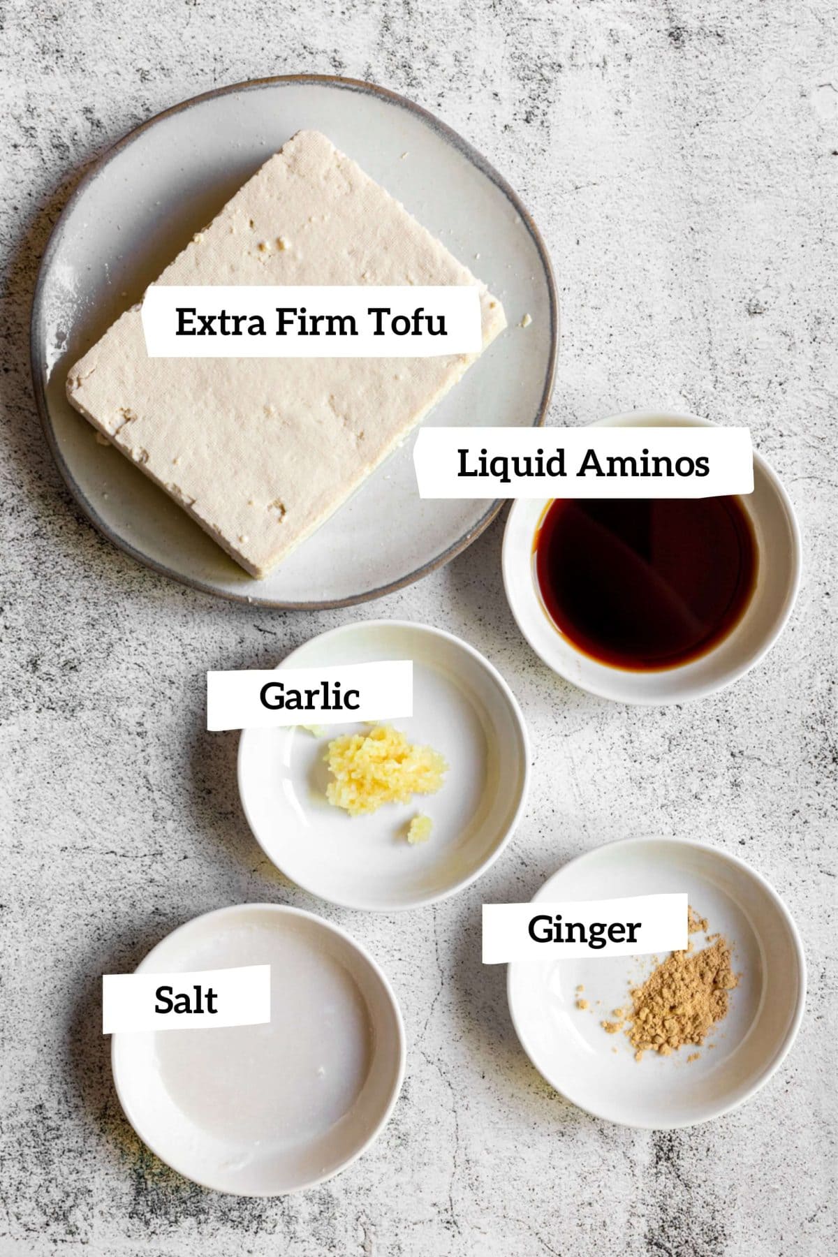 Tofu Satay Skewers Ingredients