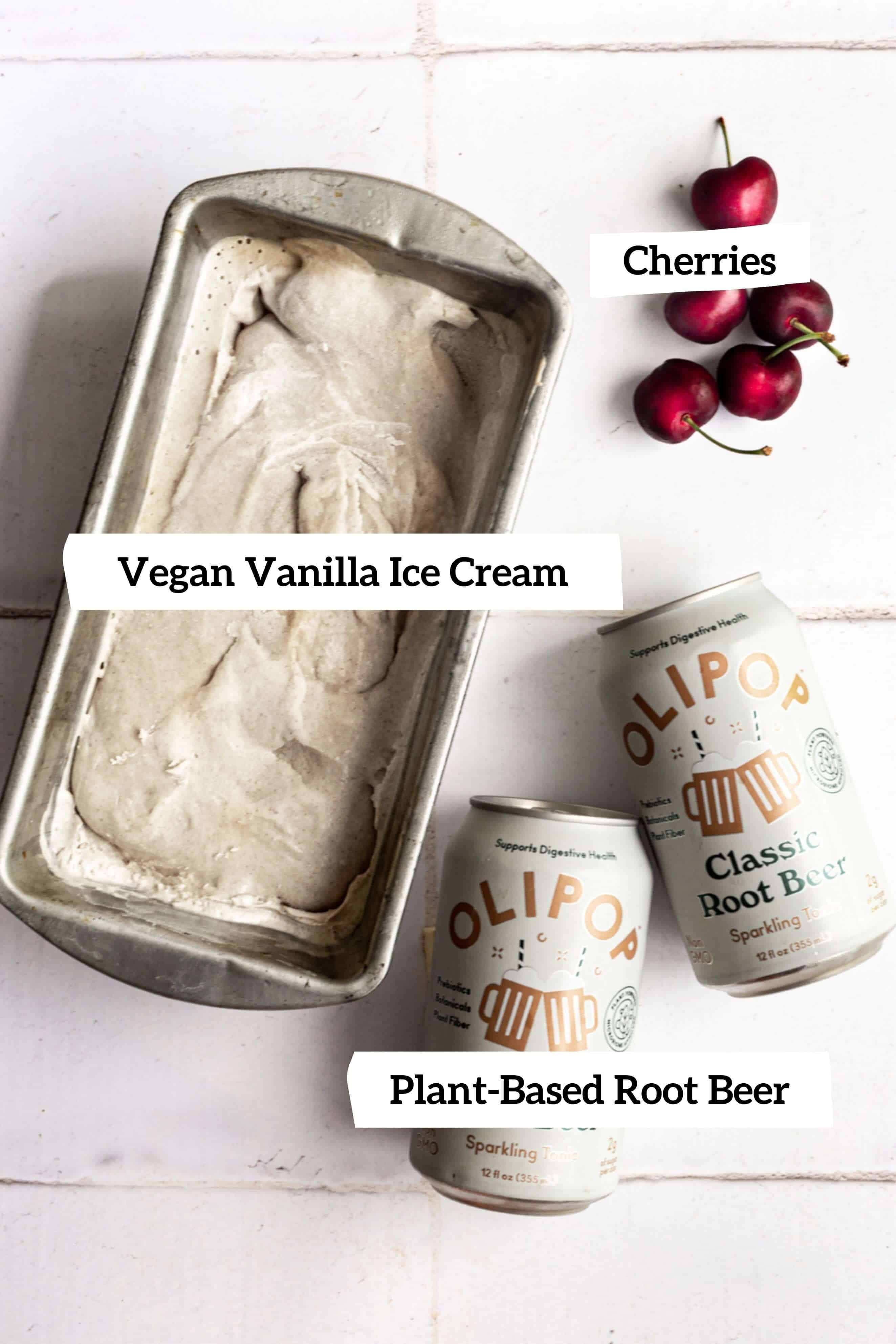 Vegan Root Beer Floats Ingredients