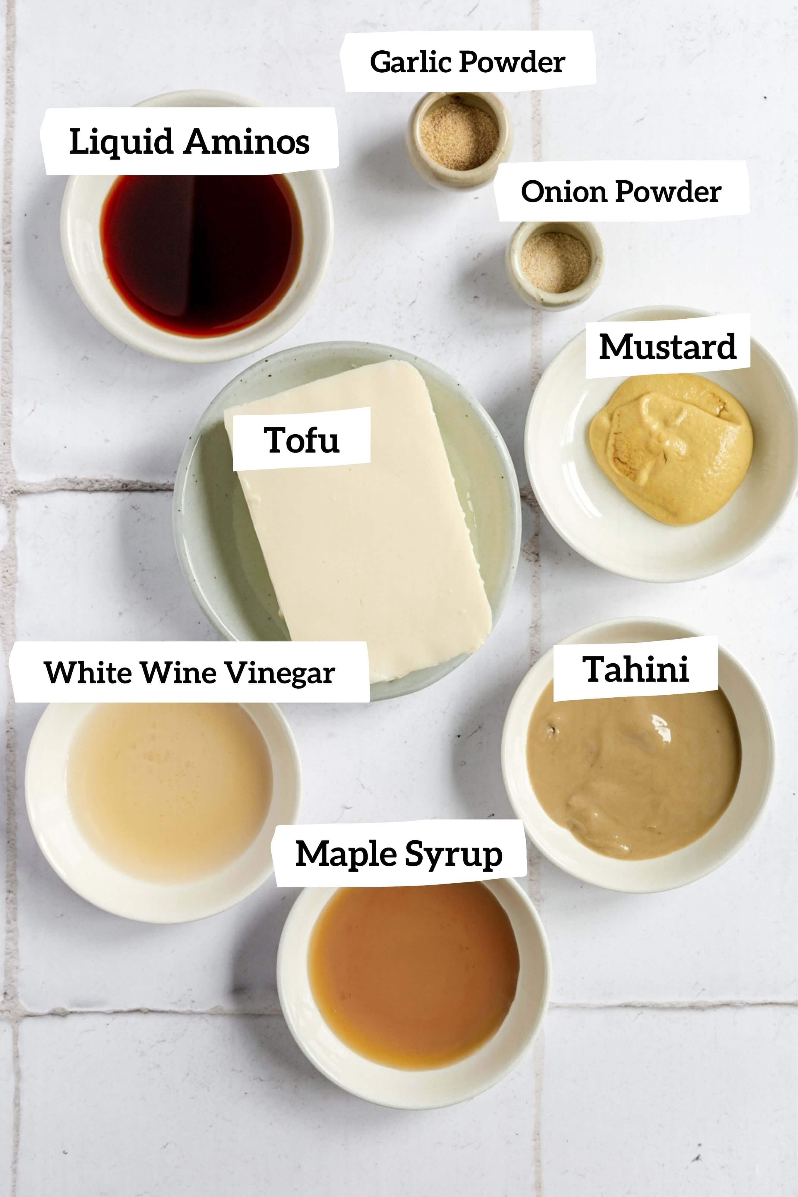 Whole Food Plant-Based Mayonnaise Ingredients