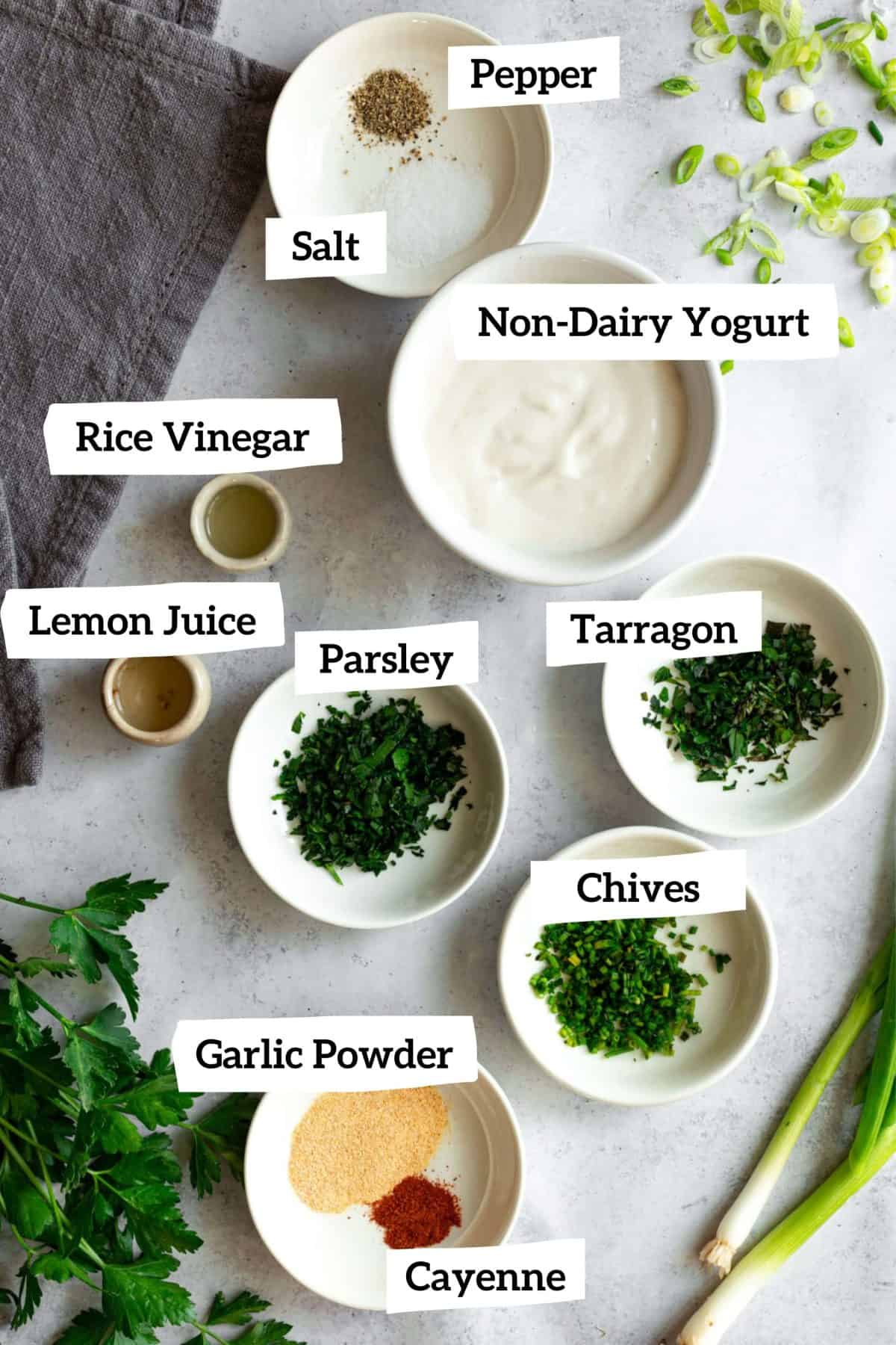 Green Goddess Dressing Ingredients