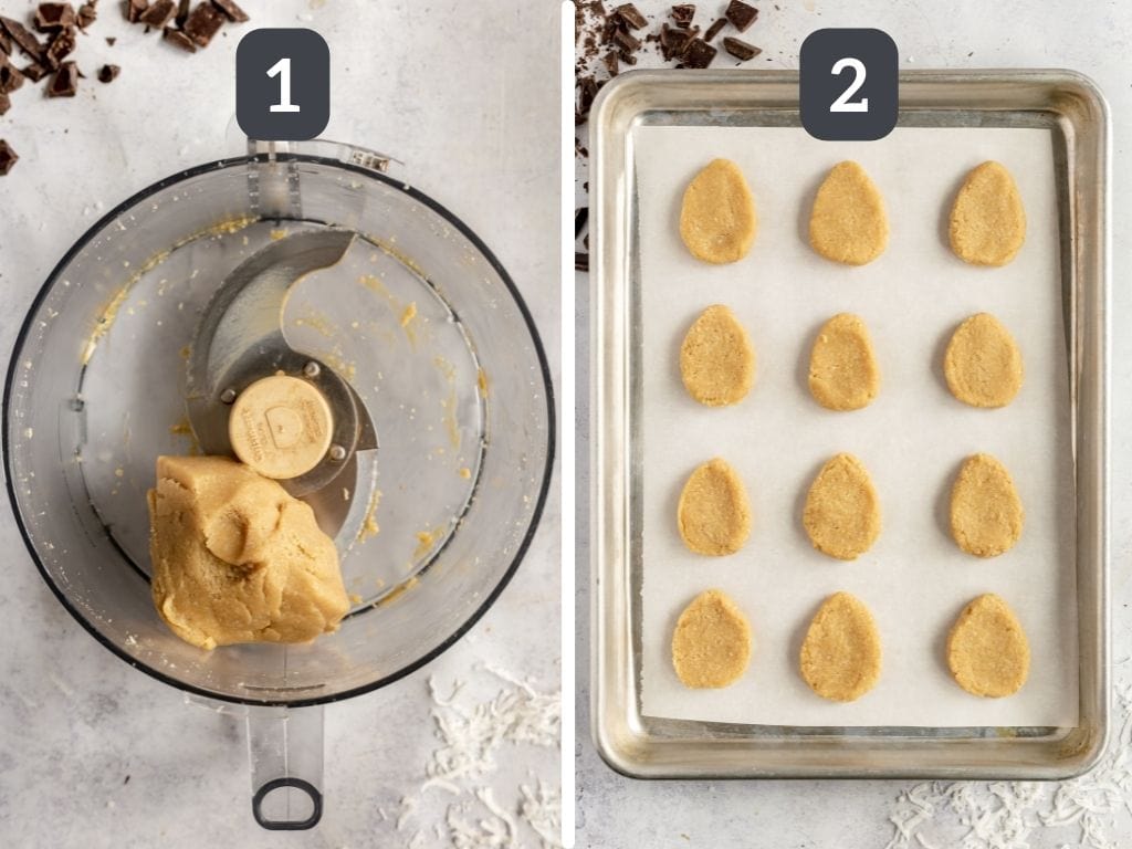 Plant-Based Copycat Cadbury Creme Easter Eggs Steps 1 & 2