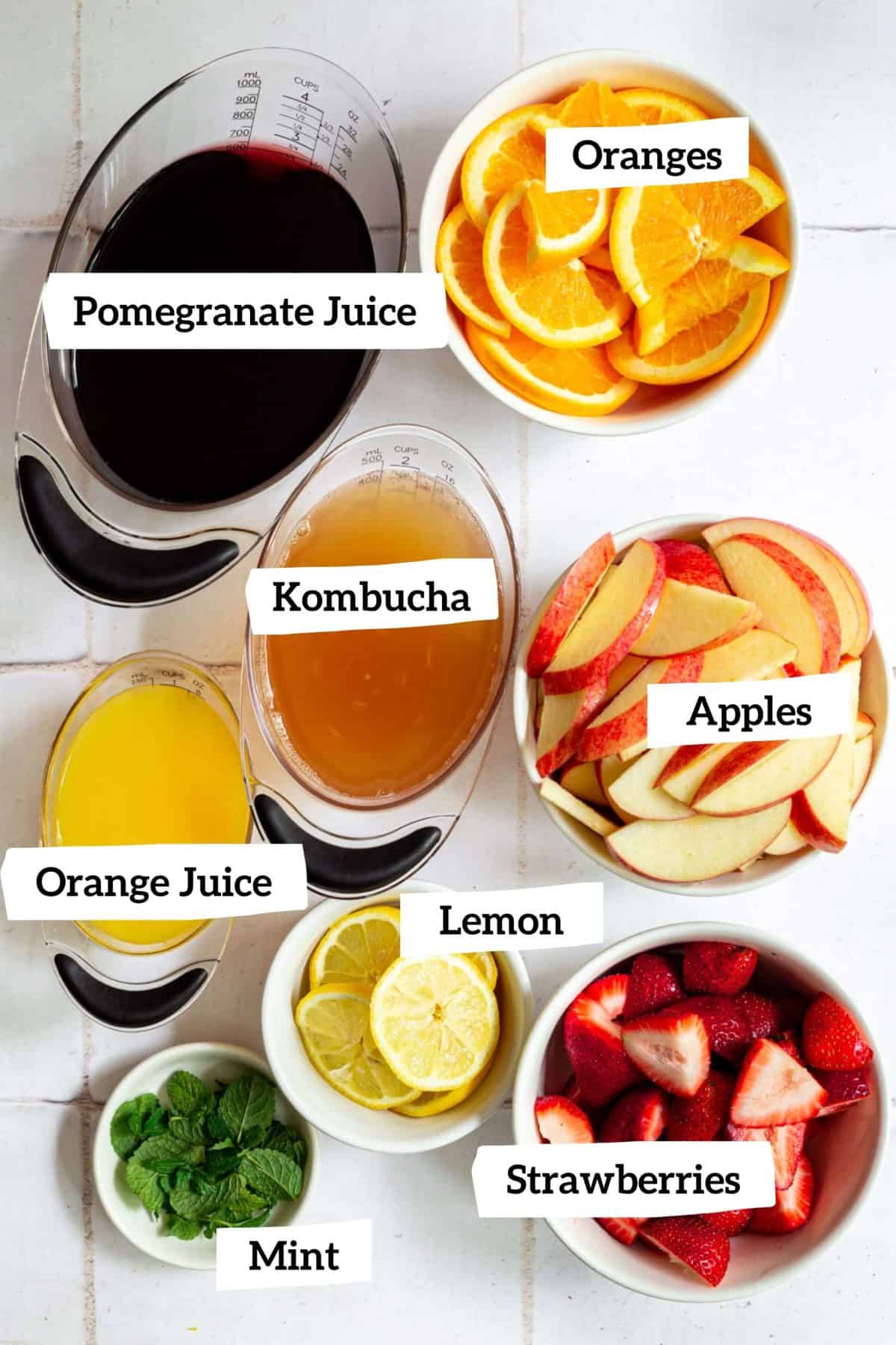 Non-Alcoholic Sangria Ingredients
