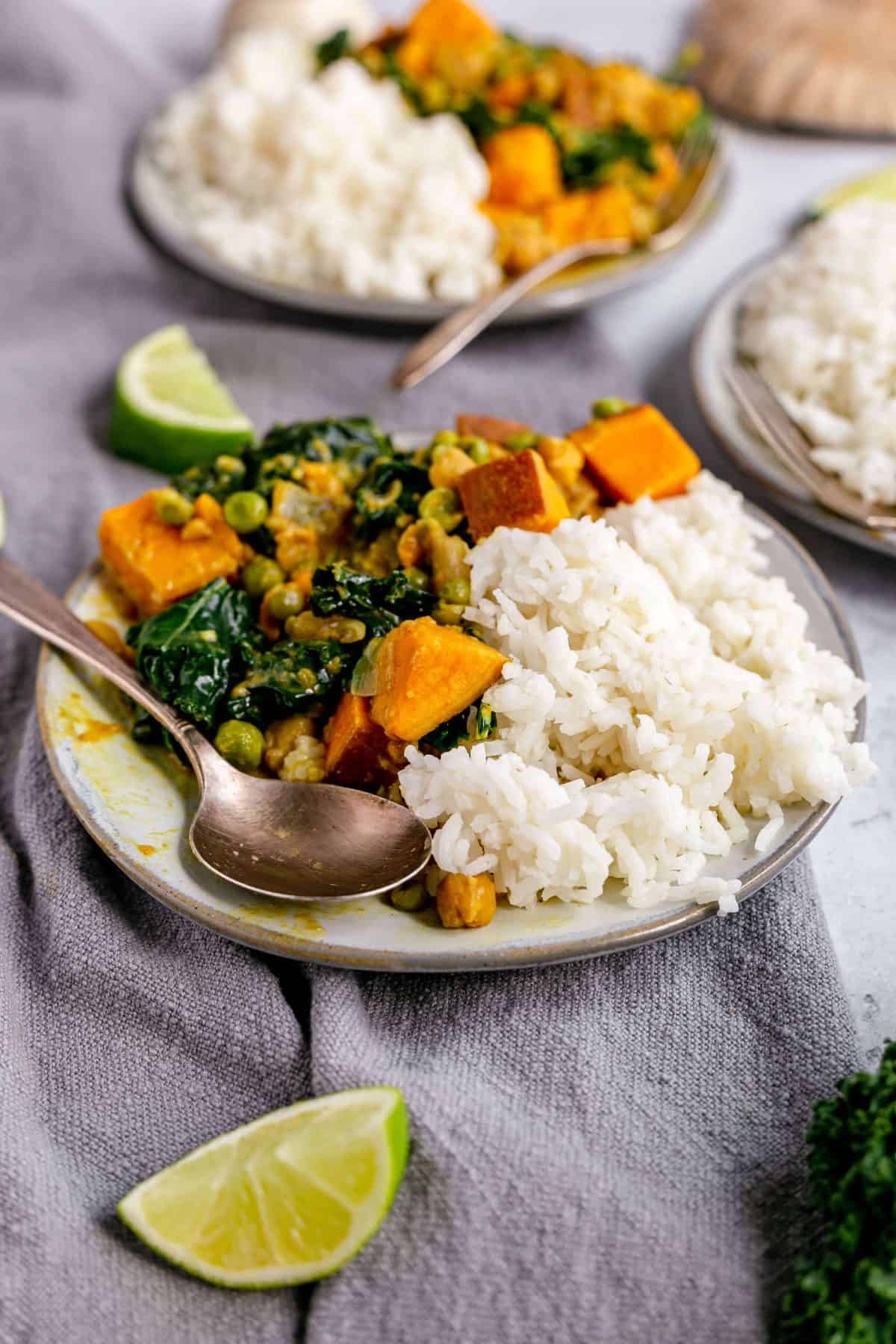 Easy Vegan Sweet Potato Coconut Curry