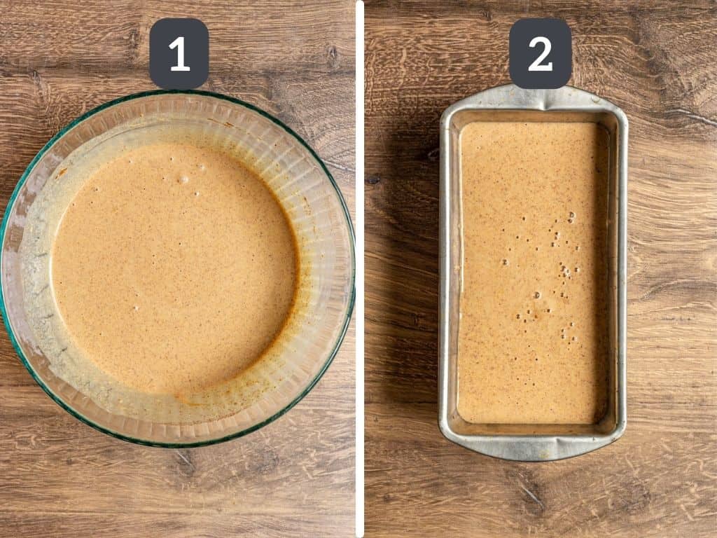 No-Churn Vegan Pumpkin Pecan Ice Cream Steps 1 & 2