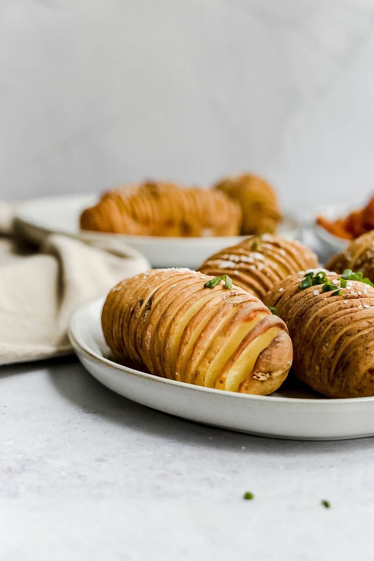 Oil-Free Hasselback Potatoes