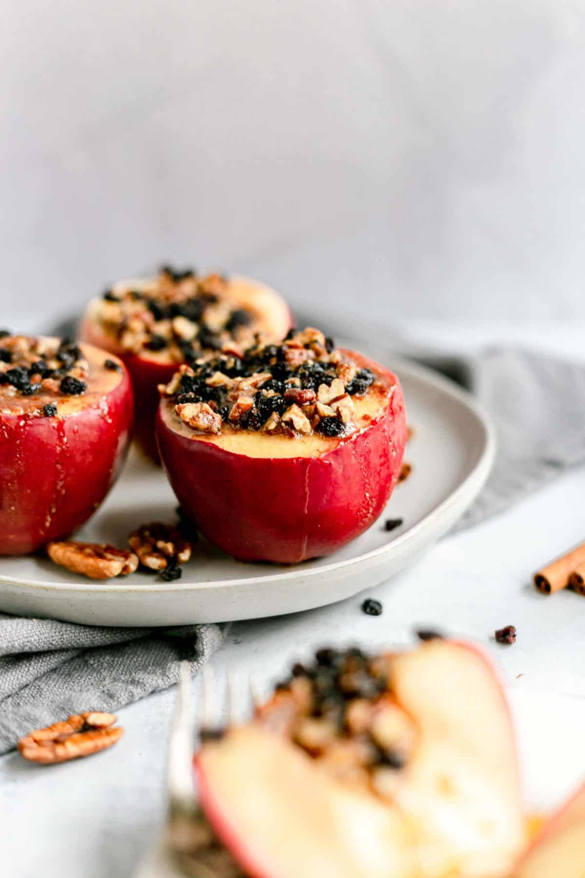 Oil-Free Vegan Air Fryer Baked Apples