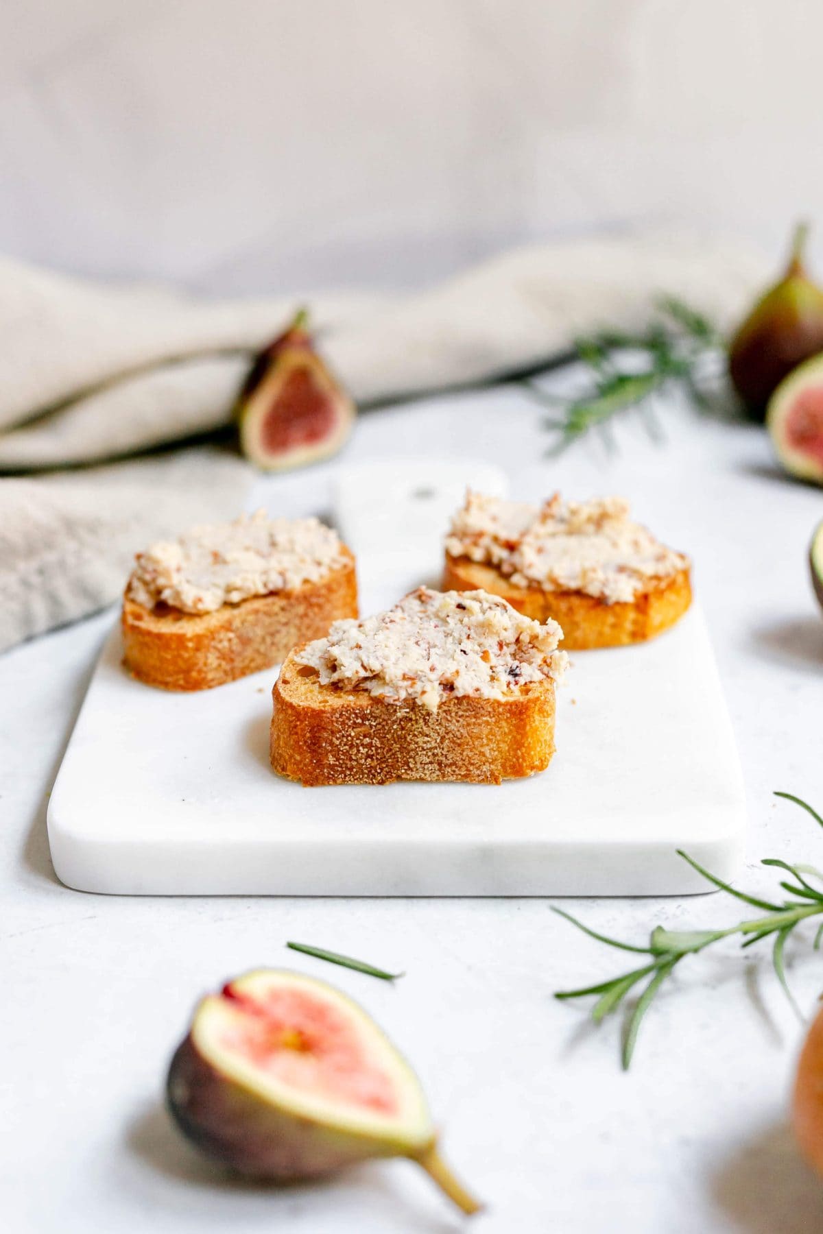 Oil-Free Vegan Crostini Appetizer
