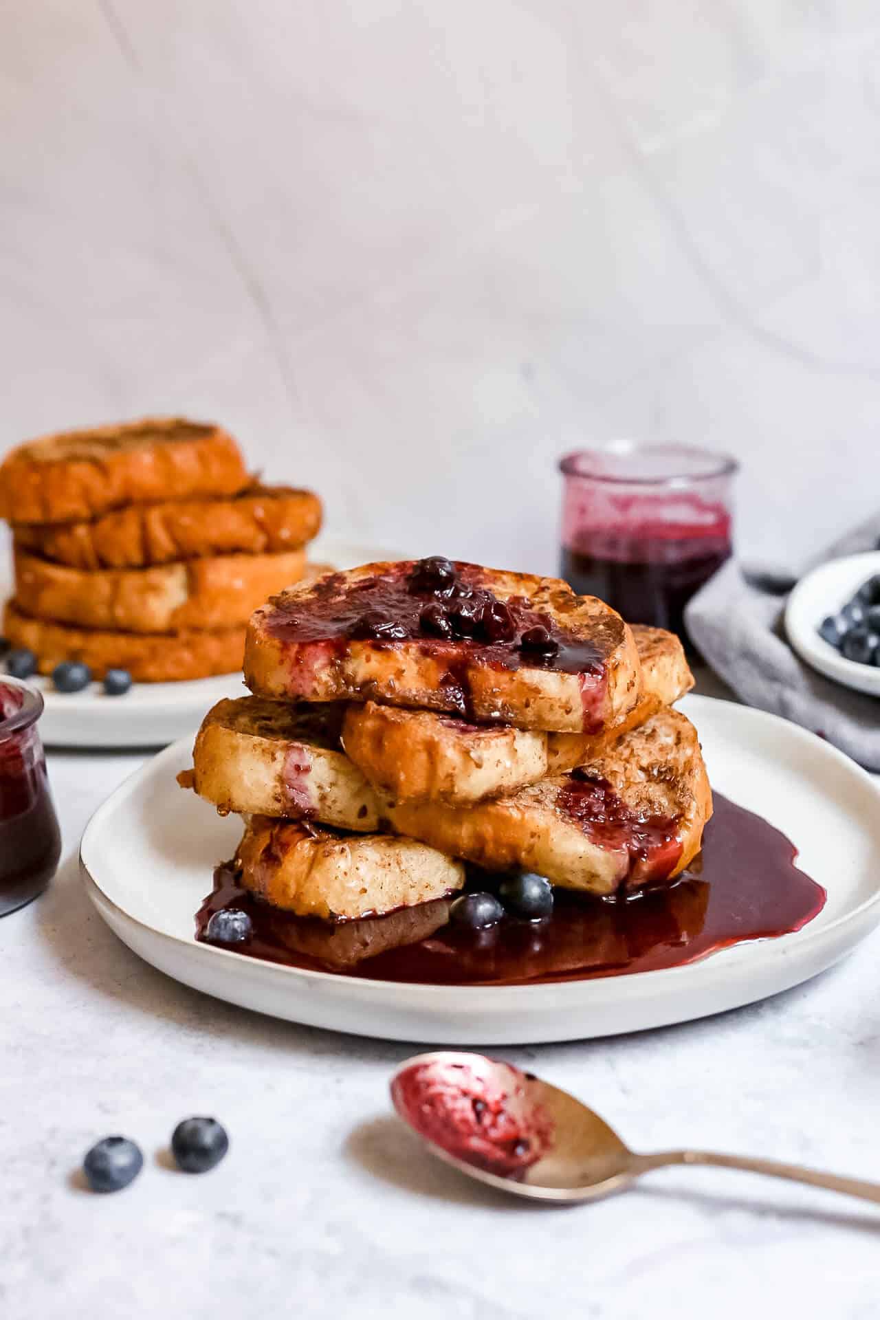 Plant-Based Blueberry French Toast