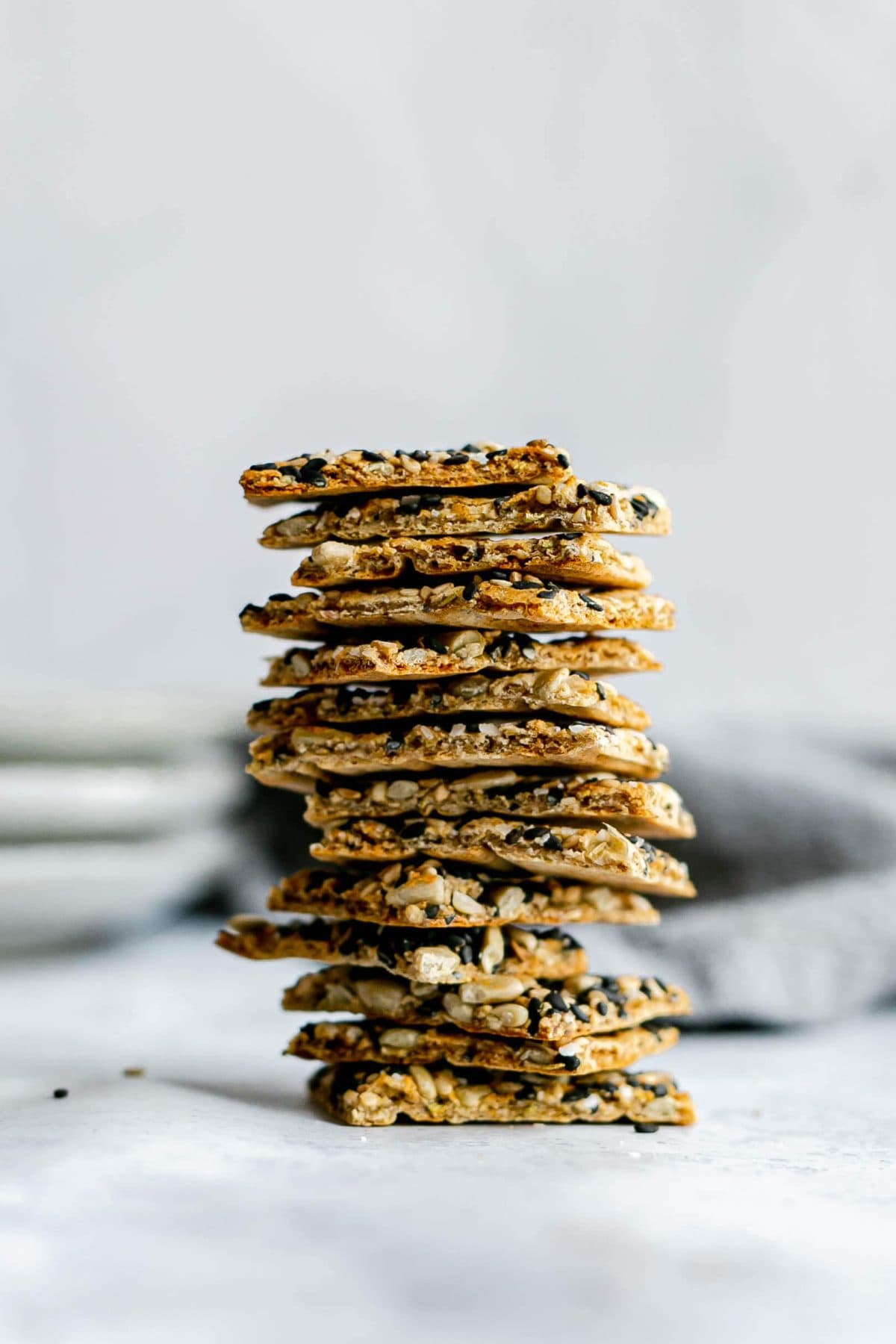 Plant-Based Gluten-Free Sourdough Discard Crackers