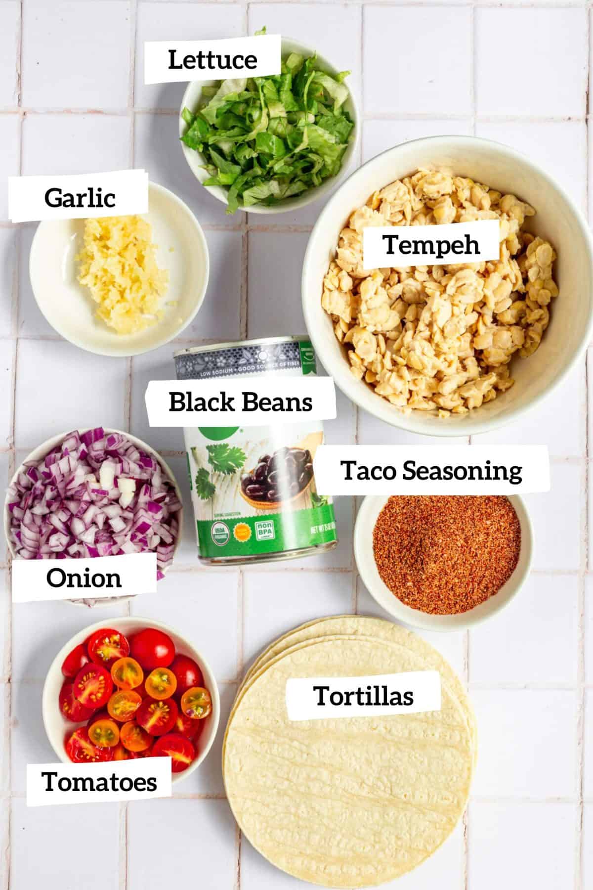 Vegan Taco Ingredients