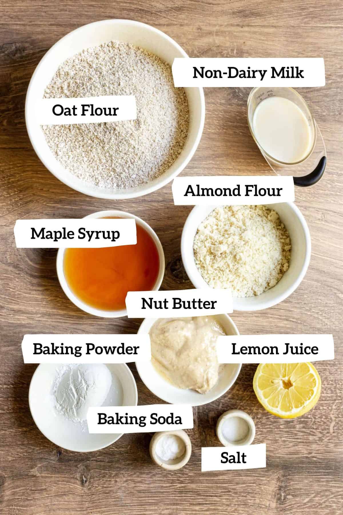 Vegan Blueberry Cobbler Ingredients